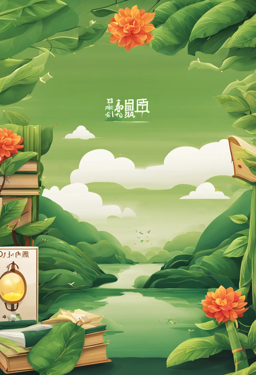 The background is light green,Symbolizes green、wholesome、security and hope。There is a large bookmark in the center of the screen,Made of green leaves and,Represents the combination of books and nature。In the center of the bookmark is a growing white sapling,象征着孩子们的wholesome成长。
below the bookmark,使用了“护助wholesome成长,theme copy &cite;Reject harmful information&cite;,The font size is moderate,The color is black,Font style is modern font。
At the bottom of the poster,Added some small icons,For example prohibition symbol、Hazardous material symbols、Cybersecurity symbols and more,