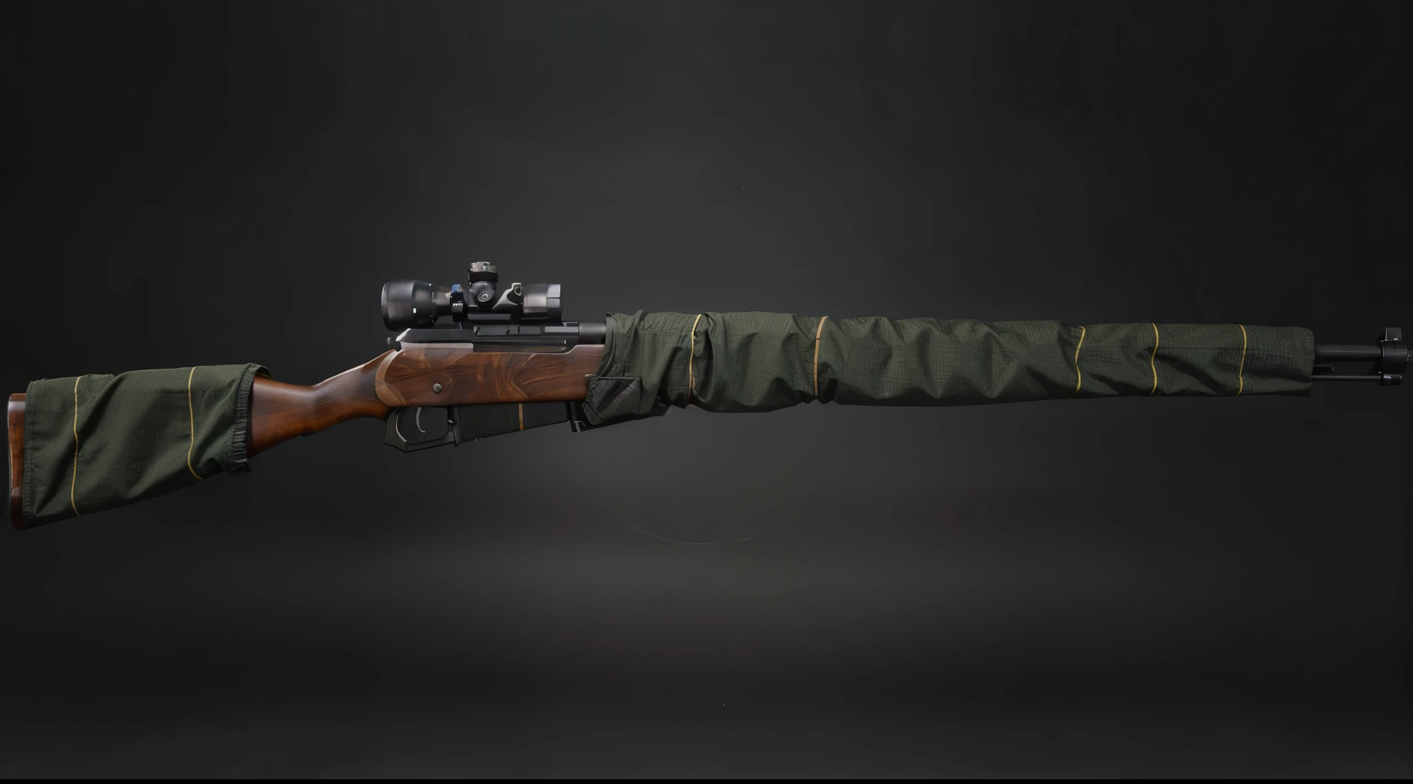 Zaitsevrifle Cf, rifle, covered with fabric