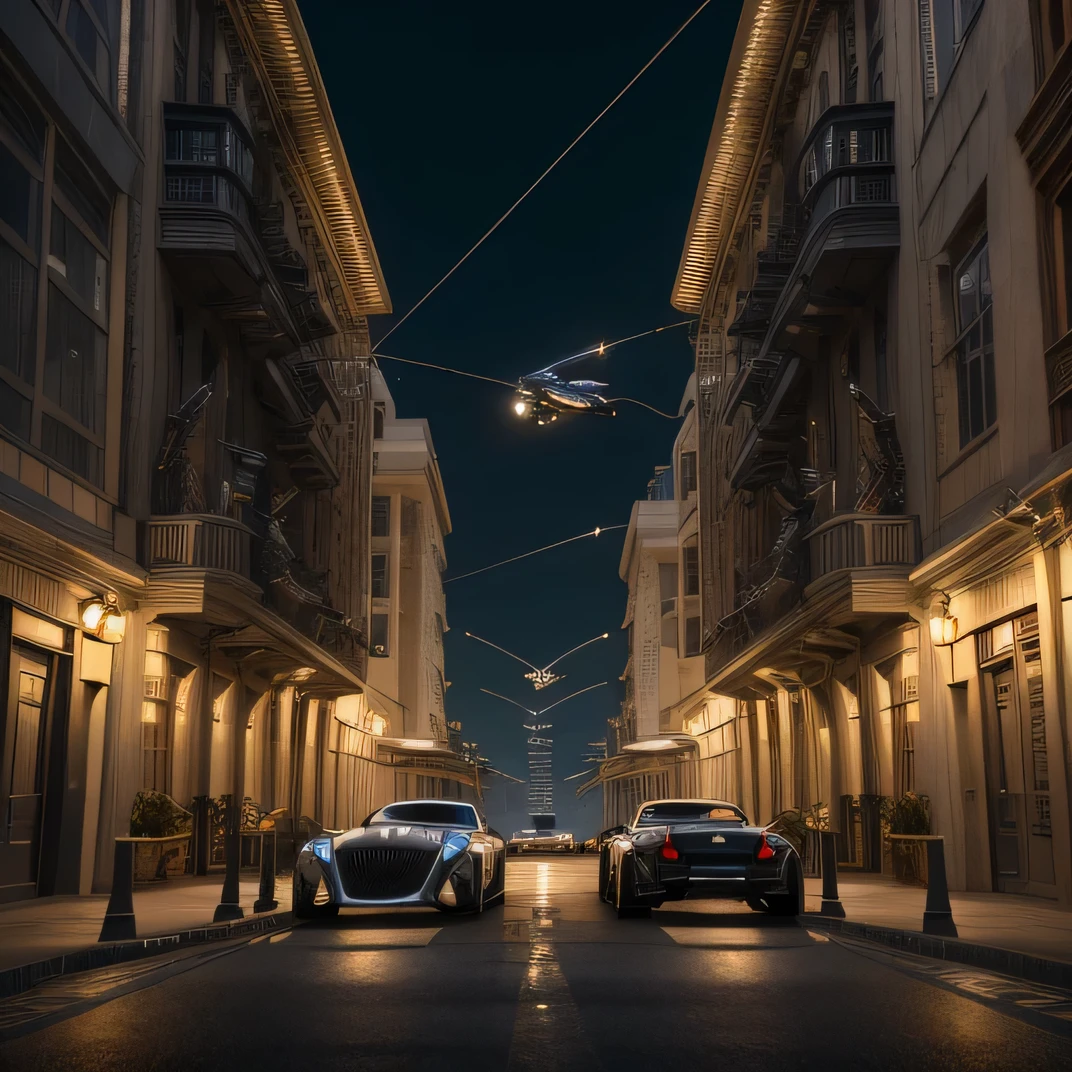 architecture, street, cars, high building, interior lighting,  photorealism,  (cyborg:1.1), ([tail | detailed wire]:1.3), (intricate details), hdr, (intricate details, hyperdetailed:1.2), cinematic shot, vignette, centered