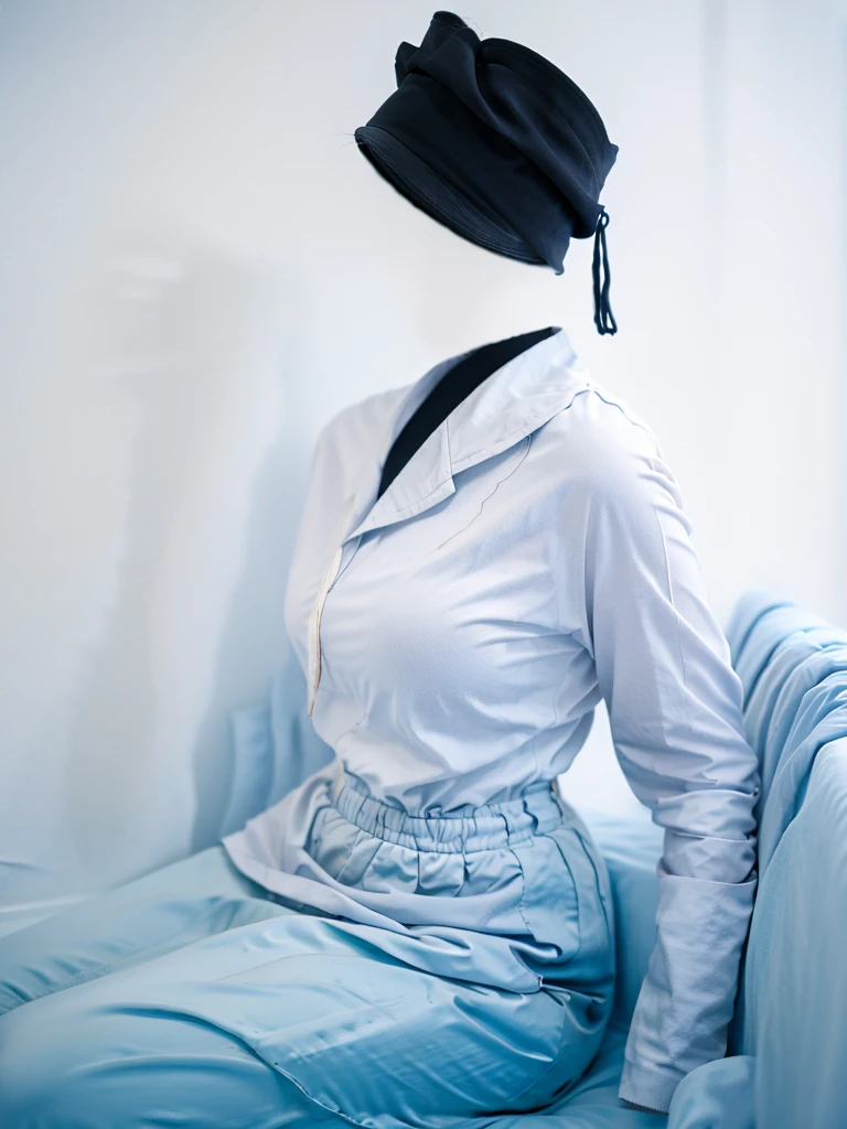 最hightquality、finely detail、extremely delicate and beautiful、16k、hight resolution、hightquality、high detailing、ighly detailed、full bodyesbian、femele、fullllbody、Long body、sitting on、Realistic、realisitic、Live Action、hi-school girl、student clothes、The Invisible Man、The skin is transparent