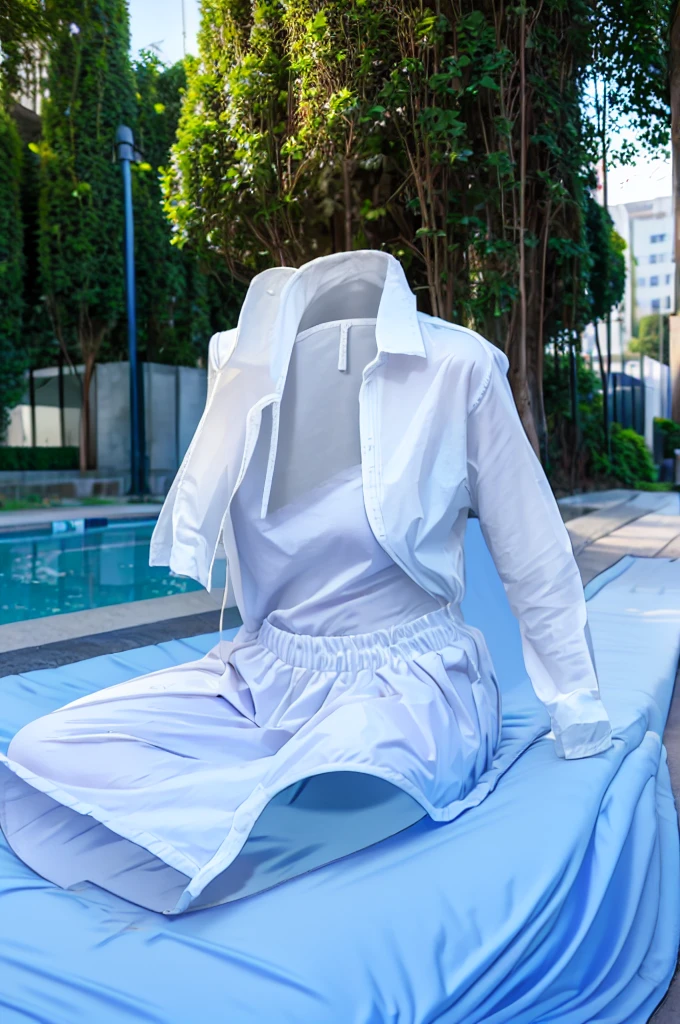 最hightquality、finely detail、extremely delicate and beautiful、16k、hight resolution、hightquality、high detailing、ighly detailed、full bodyesbian、femele、fullllbody、Long body、sitting on、Realistic、realisitic、Live Action、hi-school girl、student clothes、The Invisible Man、The skin is transparent