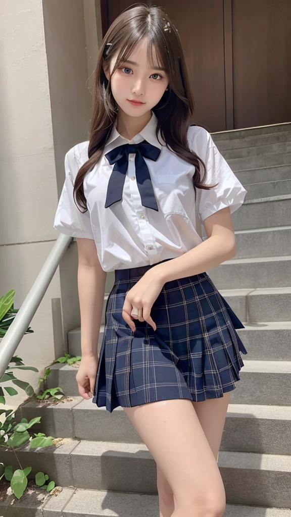 (32k,high detal,high detal、masterpiece,The attention to detail,FULL-BODY ESBIAN,独奏:1.6),RAW photogr & realistic atmosphere,The beautiful深蓝色眼睛,Detailed mouth,glossy lips,Detailed eyebrows,Delicate fair skin,Every detail shines,The eyes are drawn in great detail、azureblueeyes,非常The beautiful眼睛,詳細な唇、非常The beautiful脸,The face is very well-proportioned、lifelike face,闪亮The beautiful嘴唇, Realistic Young gravure idols, Very beautiful schoolgirl, ,medium beautiful, Young gravure idols, Young gravure idols, The beautiful, Cute and sexy16-year-old female student,Wet with,Red face,Incredibly beautiful16year old girl,short cut,curlies,Brown shiny hair,(Climb the stairs of the station,Climb stairs, You can see yours on camera,The beautiful 16-year-old female student,The lace is clearly visible:1.7),(Wearing a loose black schoolgirl uniform:1.6),(,Good shape, I'm in a hurry,Almost crying,Moist eyes:1.5),(Pay attention to the buttocks and thighs in the back,Close from below,带着相机Climb stairs,taken from below,Hold the skirt with your hands,Visible.,Climb stairs an eye on the future:1.8)