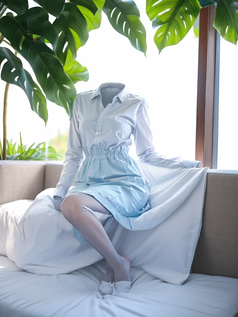 最hightquality、finely detail、extremely delicate and beautiful、16ｋ、hight resolution、hightquality、high detailing、ighly detailed、full body Esbian、femele、fullllbody、Long body、sitting on、Realistic、realisitic、Live action、hi-school girl、student clothes、The Invisible Man、The skin is transparent