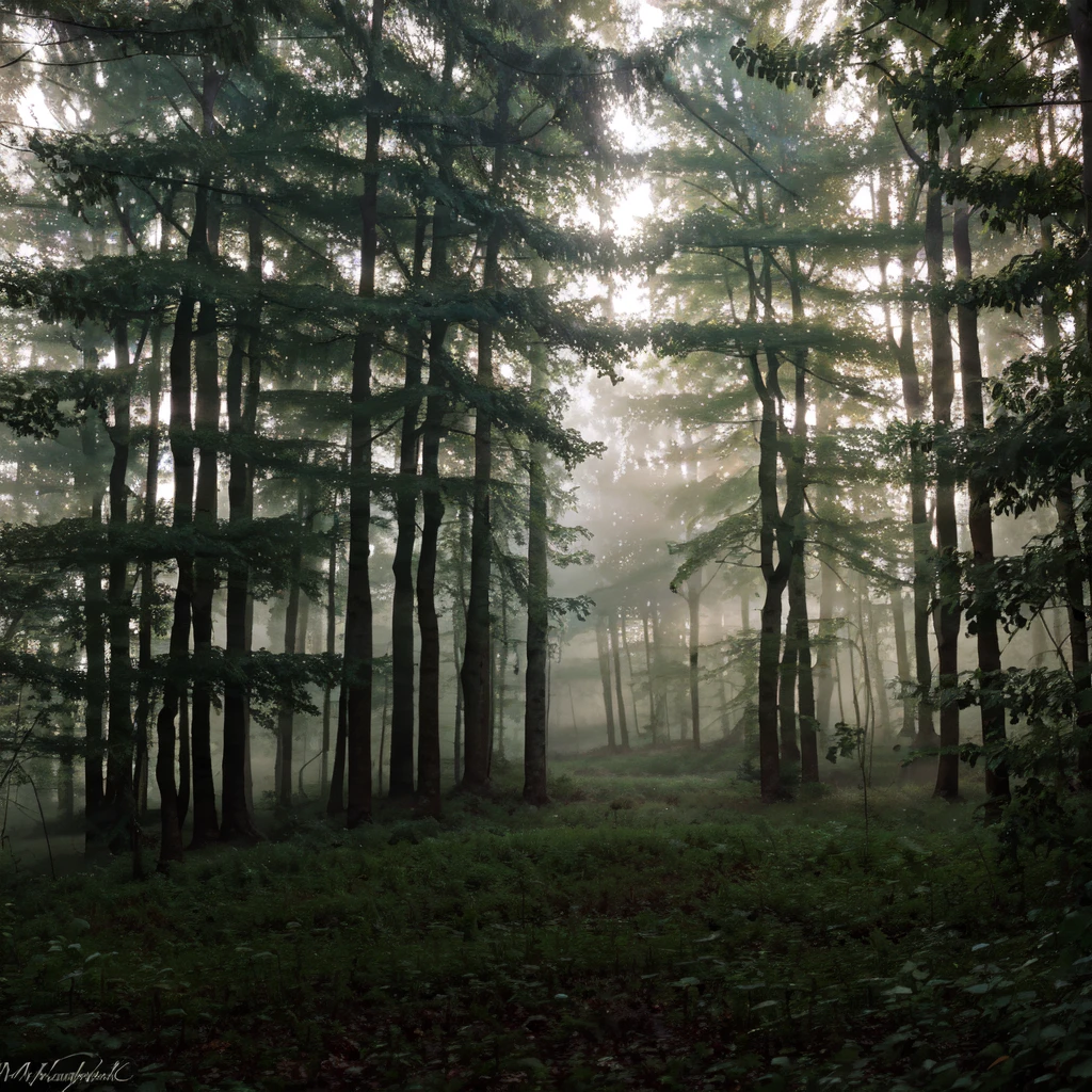 (best quality,4k,8k,highres,masterpiece:1.2),ultra-detailed,(realistic,photorealistic,photo-realistic:1.37),dark mysterious forest,enchanted atmosphere,ancient trees with twisted trunks,tall dense foliage,ray of sunlight filtering through the canopy,misty atmosphere,soft moss-covered ground,quiet and peaceful,gentle breeze rustling the leaves,play of light and shadows,calming nature sounds,birds chirping in the distance,hidden creatures in the undergrowth,faint scent of damp earth,solitary wooden bench in a clearing,rustic wooden signpost,tangled roots snaking across the forest floor,ethereal fairy lights illuminating the trees,whispering trees telling ancient stories,slender deer gracefully passing through the underbrush,elusive woodland creatures peeking from behind the trees,peaceful lullaby of nature,luminous fireflies dancing in the twilight,enchanted gateway to a magical realm,serene natural beauty,eternal sanctuary amidst chaos,harmonious coexistence of flora and fauna,tranquil escape from the bustling world,mesmerizing beauty of untouched wilderness,dreamlike forest painting with vibrant colors and textures,ever-changing tapestry of nature's artwork,nurturing embrace of the forest's embrace,serenity found in the depths of the woods,dappled sunlight creating a mesmerizing tableau,reflective stillness of a hidden pond,ephemeral beauty of autumn leaves falling,whispered secrets of the ancient forest,harmony of nature's symphony.