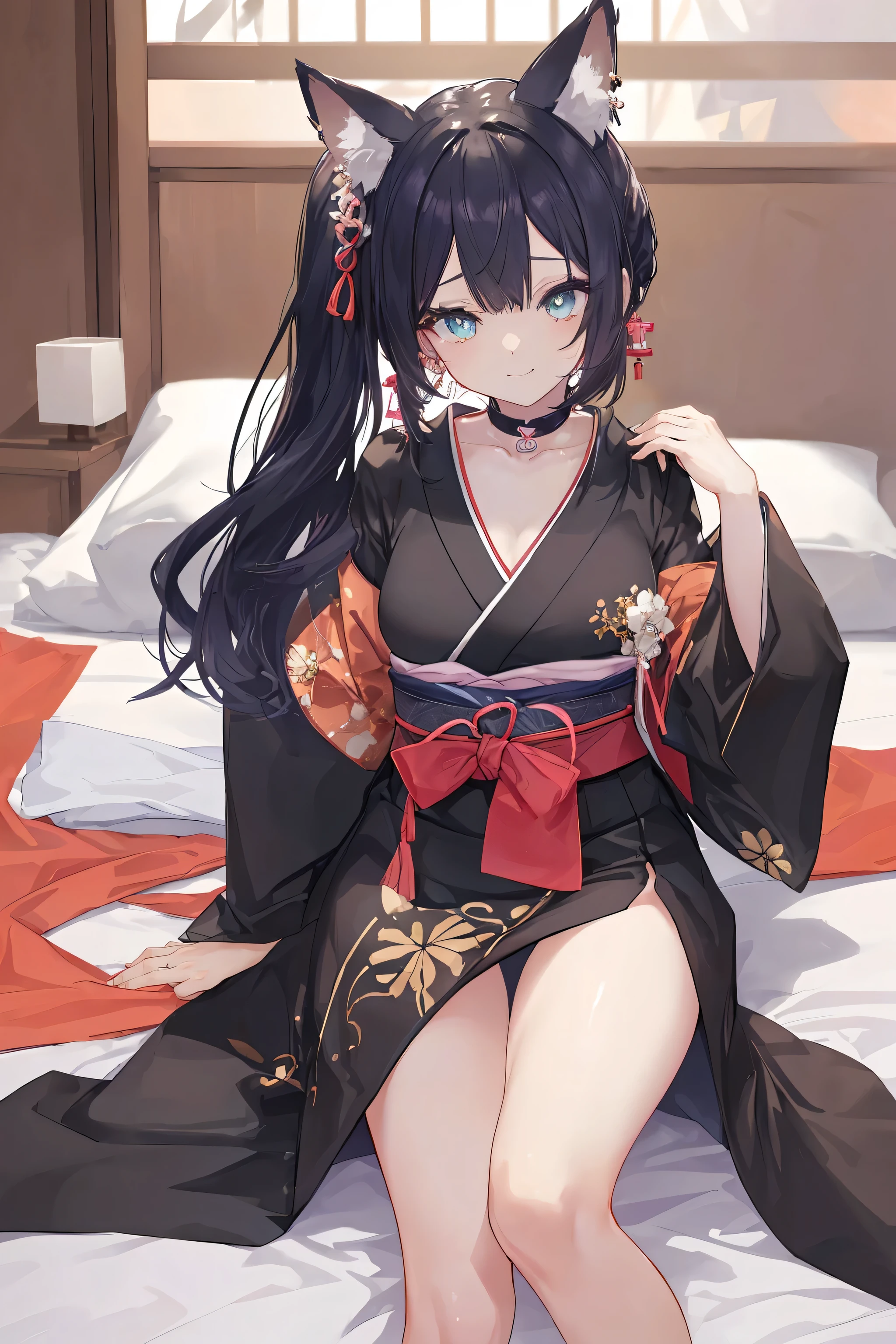 Kanroji Mitsuri Open kimono Comic-like panel layout 全naked Trembling naughty lines Speech bubble Breast Exposure Boobs protruding Pussy exposure Pubic hair exposure naked Sexual pleasure suffering resistance Shyness Tentacles Sex Big Tits