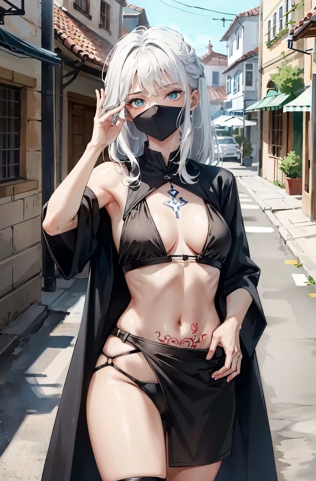 hair covering ears