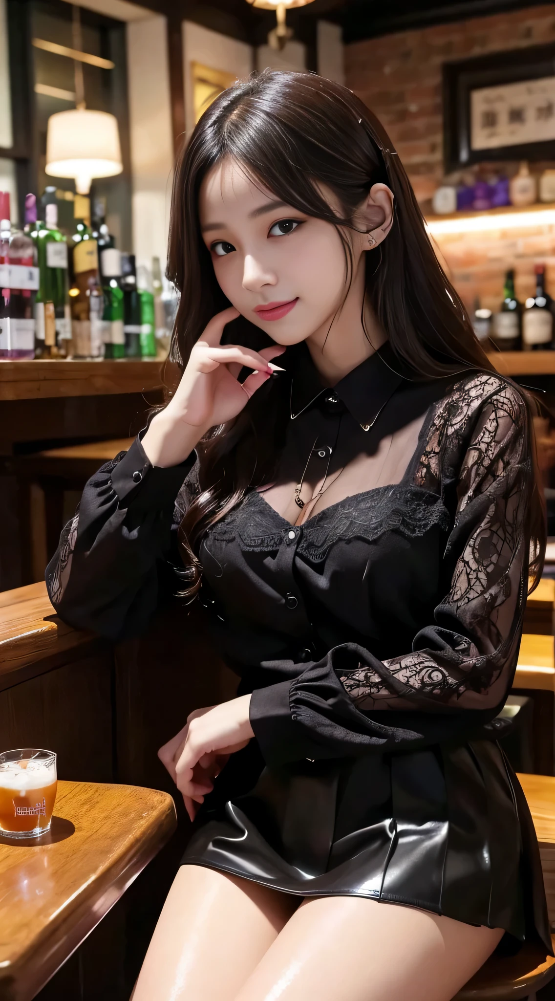 LTRA Details、japanes、Fascinating beauty、Dainty woman、Piercing eyes、Cool Girl、Wavy Hair、Suit、jaket、Blouse、tight skirts、Black pantyhose、Evil Female Executive、Evil Fall、brainwash、lacy fabric、Glossy legs、black lipstick、Lip gloss、Smirk、wickedな表情、Suspicious look、Hollow eyes、wicked、Reaching out、Arms up、In the pub、Two Women、Purple liquid、Pendants