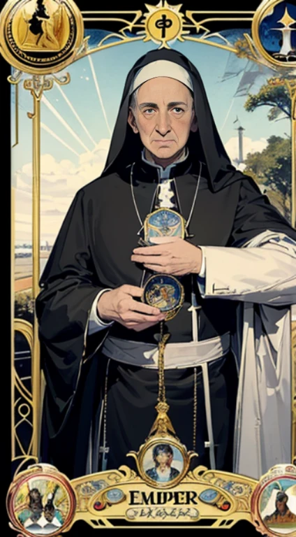 Tarot Cards、major arcana、Positive position、The card、(Foolemale pope、Female emperor、the emperor、His Holiness、Lovers、hermit、Hanging Man、a sorceress)、9splits、masterpiece、realisitic