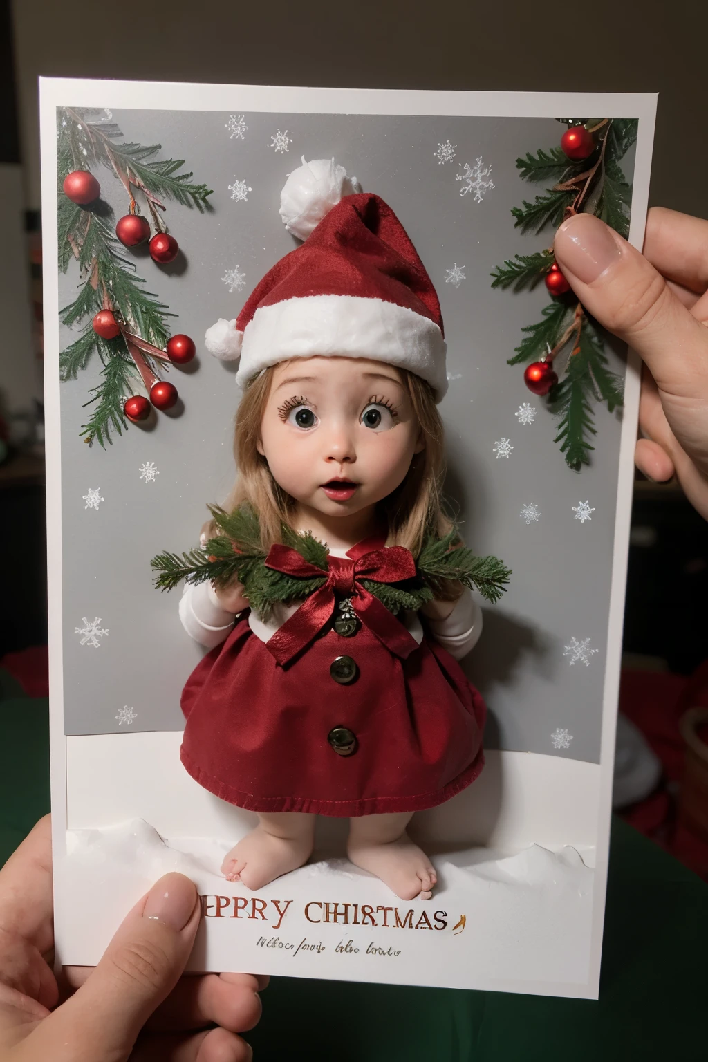Create an animated Christmas card