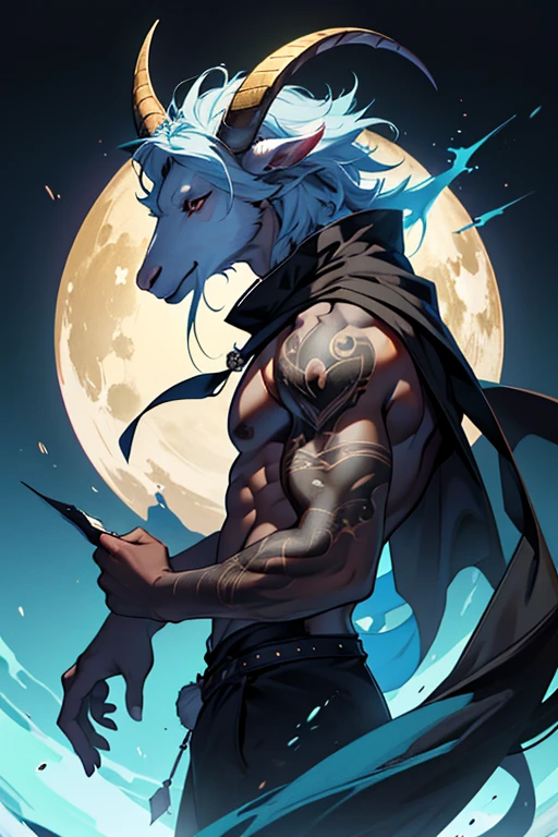 "Num reino distante, where magic and strength coexist, an extraordinary figure stands out: uma cabra macho, imponente e musculosa, with mighty horns that seem to defy the sky itself. This bipedal creature has an impressive height of six feet tall., e seus olhos negros refletem uma aura assassina, indicating formidable abilities.
What catches the most attention is the tattoo on this goat's chest., meticulosamente desenhada na forma de um pentagrama. A tattoo is not just an artistic expression, but it carries with it a hidden meaning and perhaps even magical powers. How This Mark Connects to the Goat's Killer Nature? Ela desempenha um papel em seu passado, in your abilities or is a manifestation of a connection with supernatural forces?
Explore this goat's fascinating story, from its origins to its current motivations. How she utilizes her imposing presence and remarkable abilities? There are secrets behind the tattoo and the murderous aura that shaped the trajectory of this unique creature. Let the narrative unfold to reveal mysteries and intrigue surrounding this unique goat."