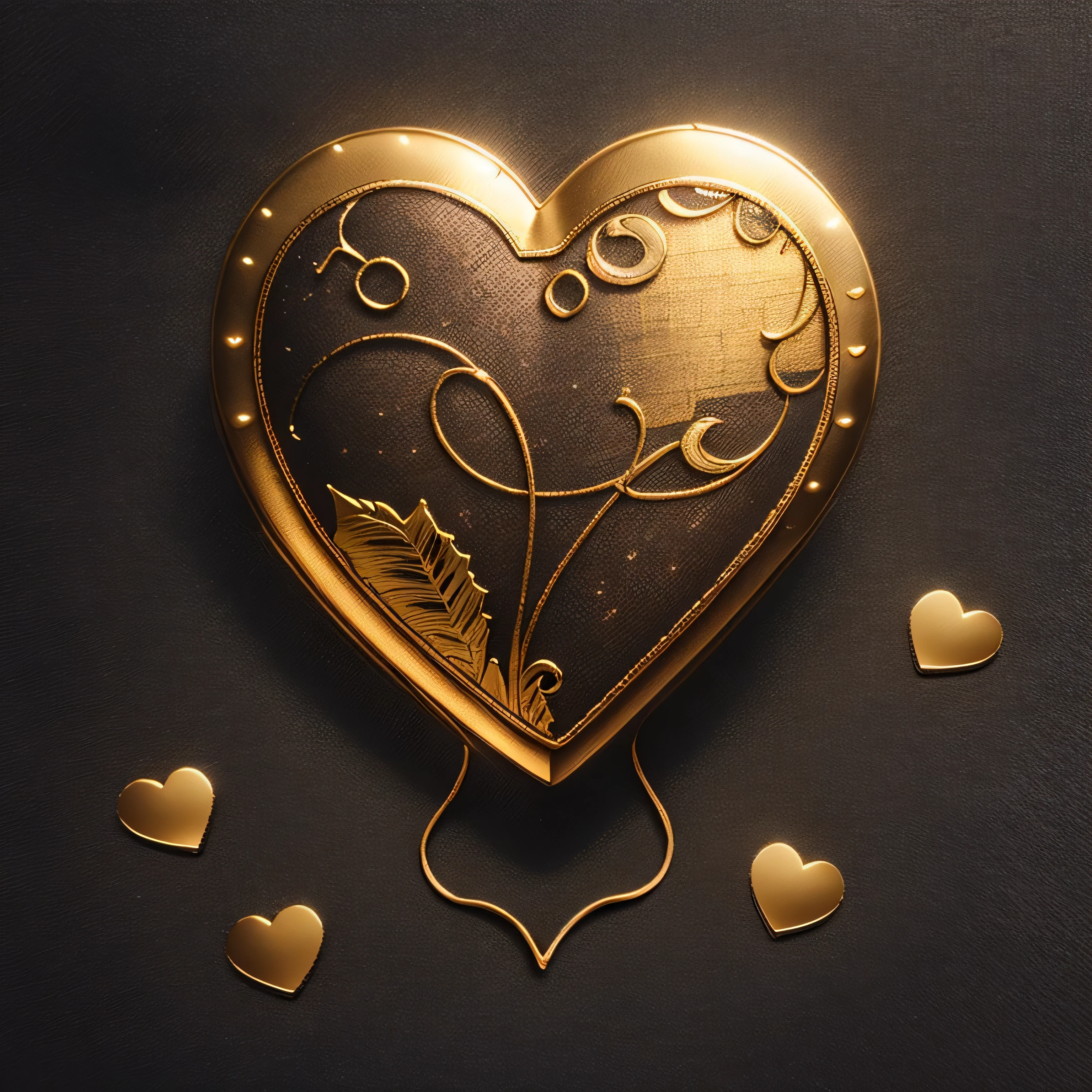 (Best quality,4K,8K,A high resolution,tmasterpiece:1.2),ultra - detailed,actual, Ultra-fine silk intricate heart stickers, Special complex texture stickers, vibrant with colors, Studio lighting