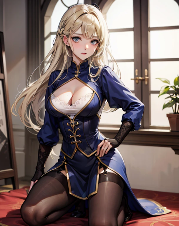 Meisterwerk, best quality, Perfekte Beleuchtung, Illustration, sehr detaillierte Augen, Depth of field, absurdres, 1girls, , Erektion, Wie, Ejakulation, projectile Wie, nur, nur focus, Male orgasm, Wieming, blondes Haar, gestuftes Haar, mehrfarbige Augen, big boobs, portrait, Gesichts, Wie on body kneeling, von oben,