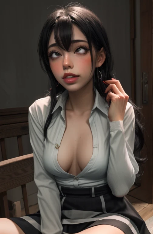 replace the lips with the cheek