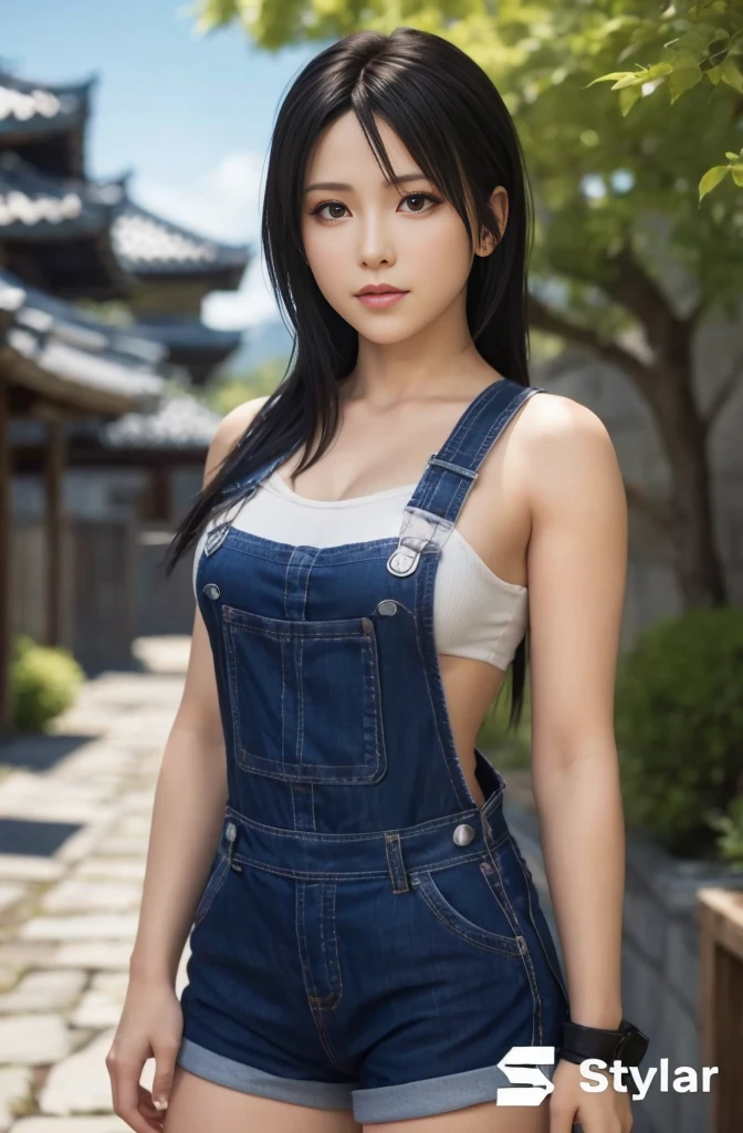 masterpiece, 最high quality, RAW Photos, Absurd, alone, beautiful girl, , (Small breasts:1.2), (Cleavage:1.2)、puffy nipples , (topless:1.3), (Nude Overalls), Spilled Breasts,、8k, View Viewer, Pigtails、Three-stranded、Textured skin, Rich colors, nature, Frank, Sophisticated, (Thin arms, Skin with attention to detail:1.2), cute顔, Soft lighting, high quality, Film Grain, chromatic aberration, Bluish black eyes、Black-haired, 13 years old,Big eyes, cute,Navy blue ribbon on collar、Off-field、(Slime-ified)、Photorealistic、detailed, Skin Texture, 超detailedな、Delicate and sexy collarbone、非常にdetailedな顔、detailedな唇、detailedな目、double eyelid、Emphasize the chest、Very hurt look、Very embarrassed look、Raise the hem of the skirt yourself,、Showing her white panties to the camera、Fluffy semi-long hair
