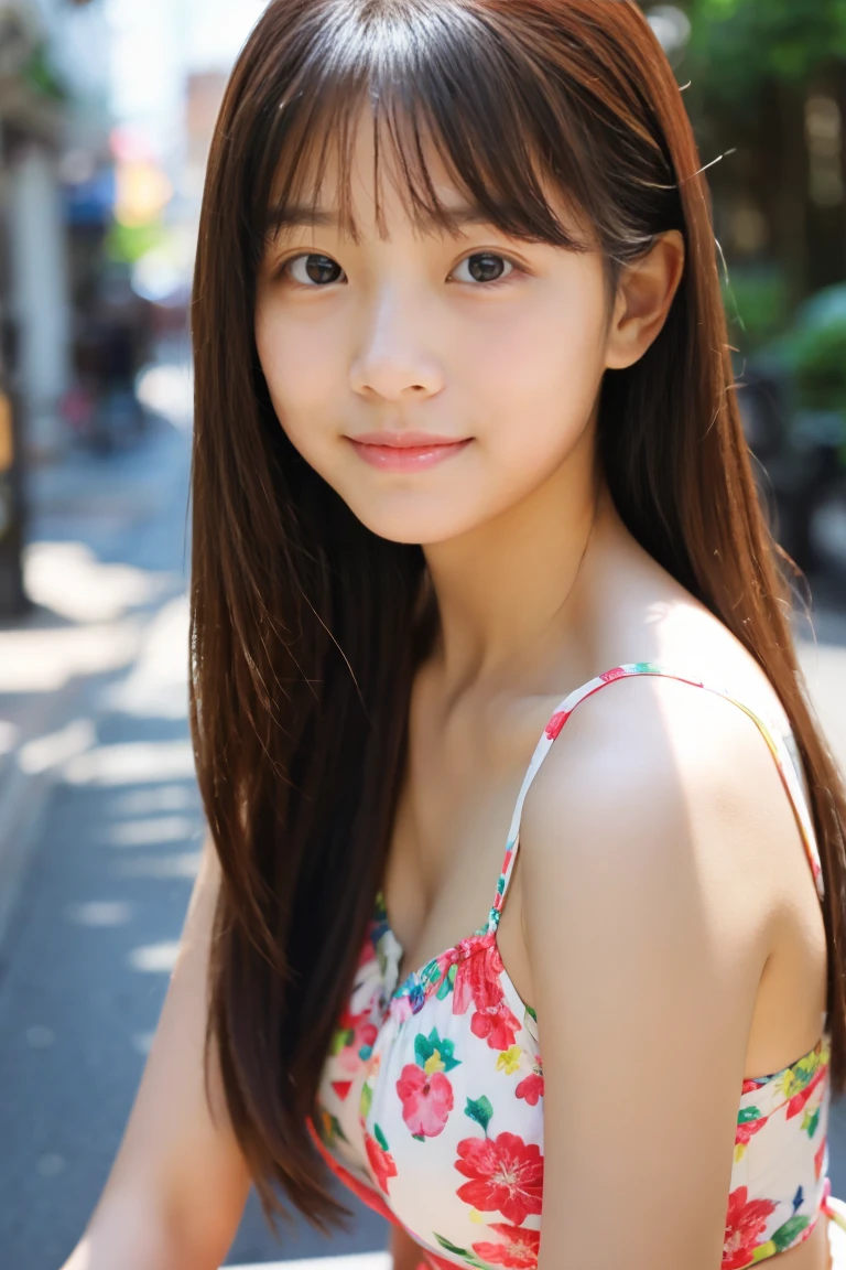 early summer、a beauty girl、14years、