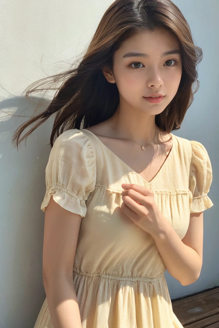 smile、piece、2 people、Summer clothes
