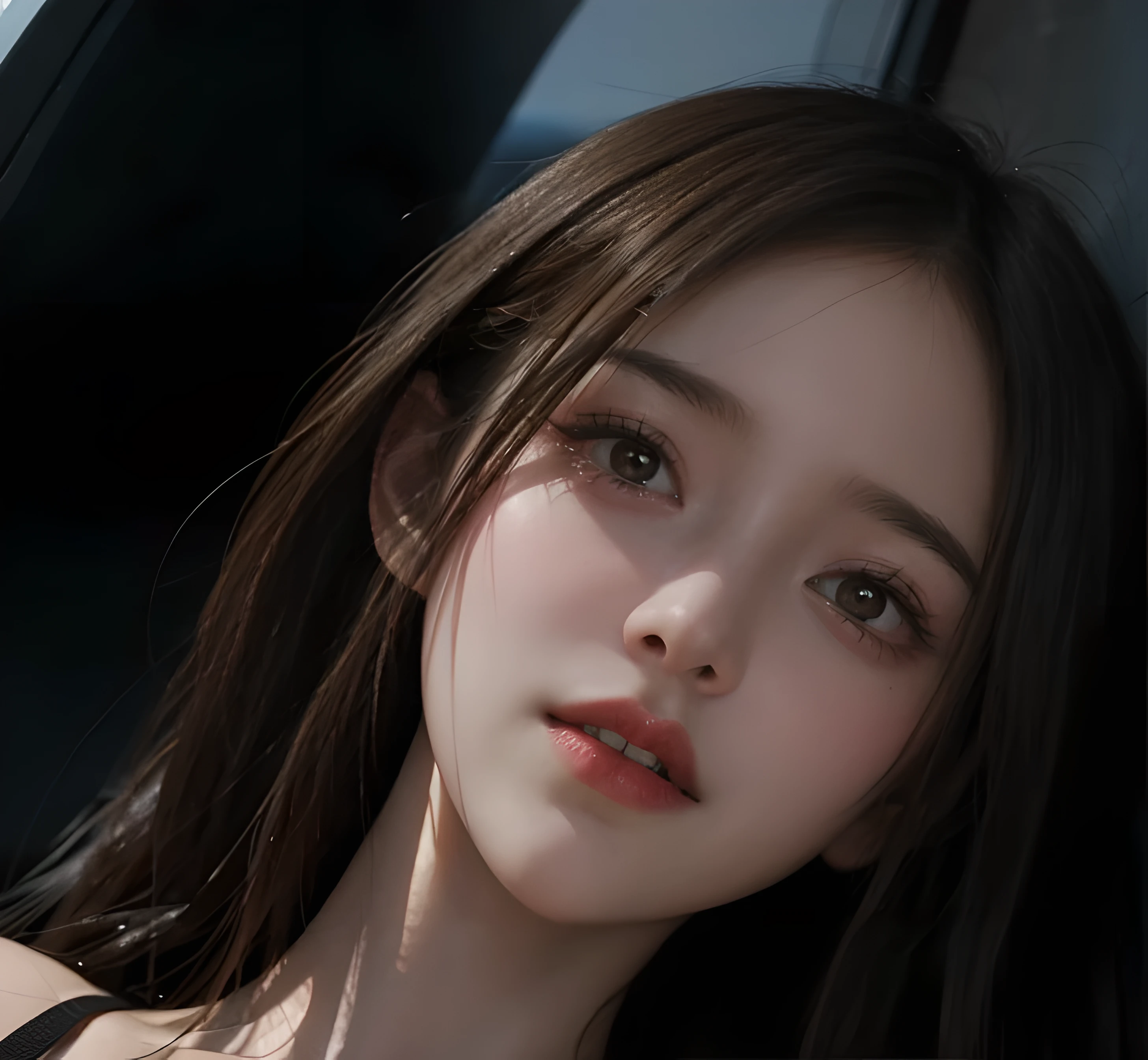 eyes with brightness,