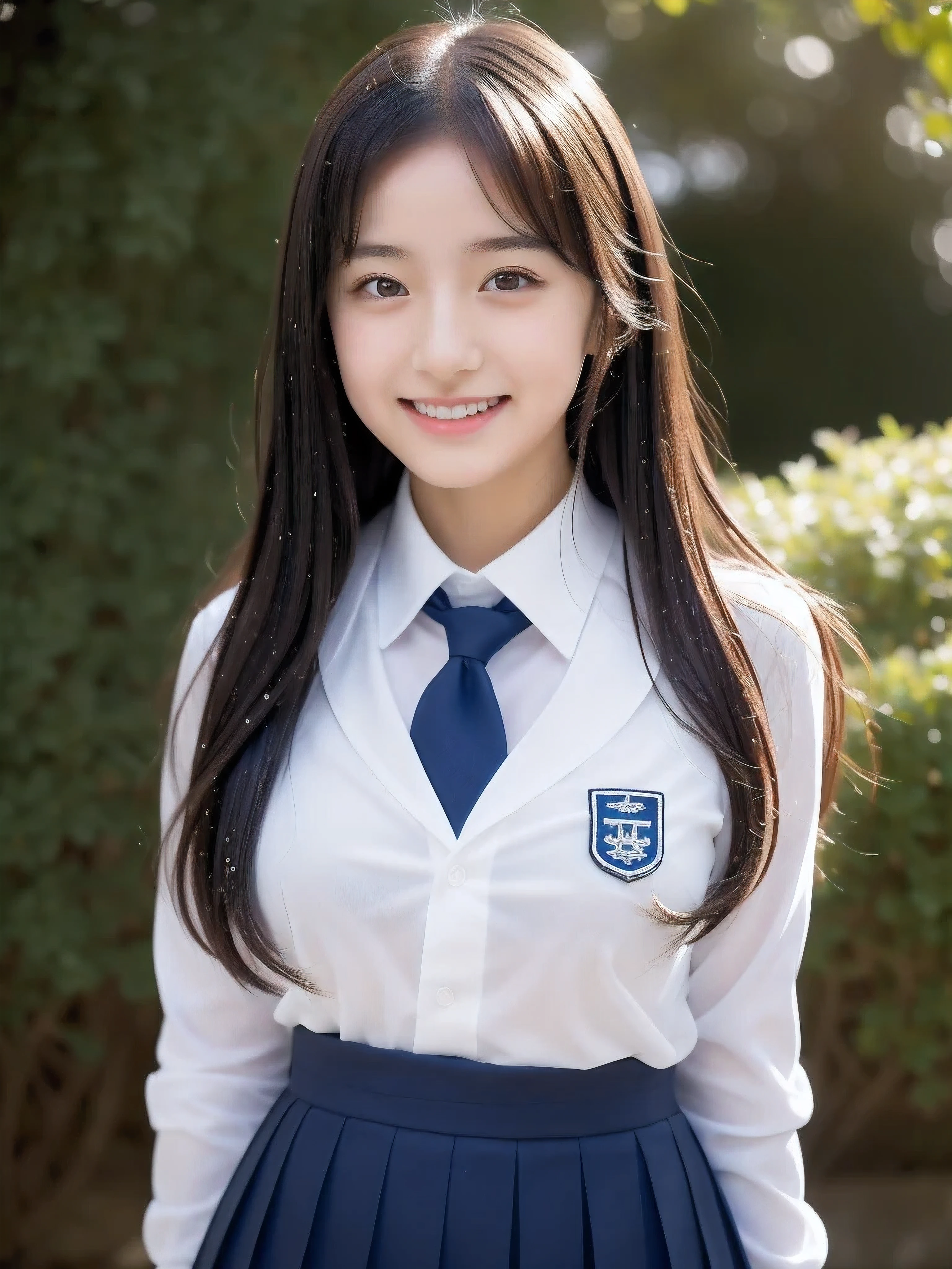 (((high detal,high-detail、masterpiece,Attention to detail))),Arab-asian woman in uniform, Realistic Young Gravure Idol, a hyperrealistic schoolgirl, Japan school uniform, japanese girl school uniform, a hyperrealistic schoolgirl,Young Pretty Gravure Idol, wearing japanese school uniform, Young gravure idols, Young Gravure Idol, Beautiful but innocent schoolgirl when you laugh,the whole body is wet,dripping落ちる,with a flushed face,Beautiful girl with beautiful legs,Beautiful woman natural light、the whole body is wet,Sheer clothing,Semi-long,perm,Brown shiny hair,Hair is wet,Dripping water,dripping,,Have a troubled face,