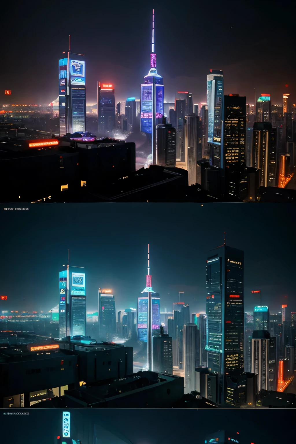 The city of cyberpunk,The combination of ancient and modern,Combination of Chinese and foreign,The city of cyberpunk