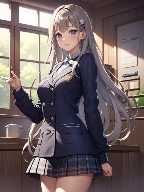 masutepiece, Best Quality, Official art, the Extremely Detailed CG Unity 8K Wallpapers, Highly detailed, Illustration,White hair,