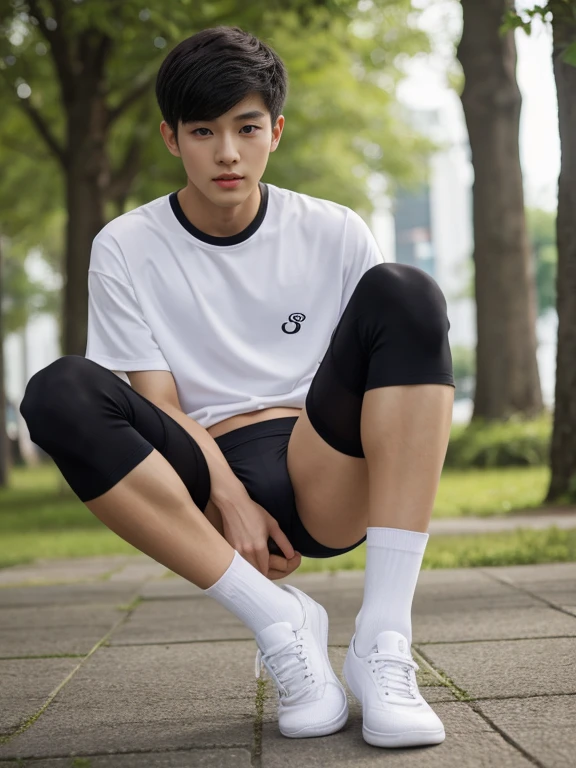 16 years old teenagers , very young , light-skin , wearing an dark black sexy underwear, tmasterpiece，k hd，the feet，black long socks，The barefoot , black colour , handsome and cute , extreme cute boy , white skin , dark black underwear boxers shorts , extremely tall and cute boy ,oppa model , handsome model , full body , dark black boxers underwears short shorts , black socks , white light-skin , Chinese model , young boy , white skin , handsome and extremely cute , black boxers underwear shorts , long black socks , handsome model , at the park , jogging , model oppa , long legs , jogging , running , high knee black socks ,black  long socks , stand up , extremely tall , extremely high , black underwears , black sports underwear , long black socks , clean and white legs , Chinese model , extremely long legs , clean and white thigh , heavy bulge , kid face , baby face , wearing jacket , black underwears boxers , light and white skin , Chinese model , strike a pose , sexy pose , horny boy , high knee black socks , long black socks 