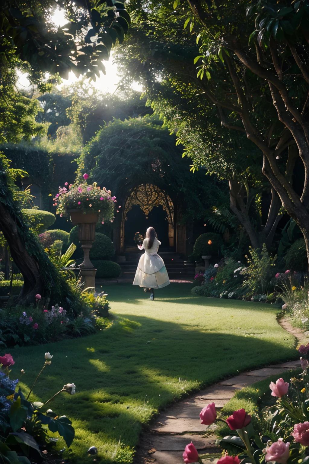 The Enchanted Garden The Enchanted Garden is a place of pure magic and wonder, repleto de cores vibrantes e vida exuberante. Every corner of this magical kingdom is a spectacle for the senses: