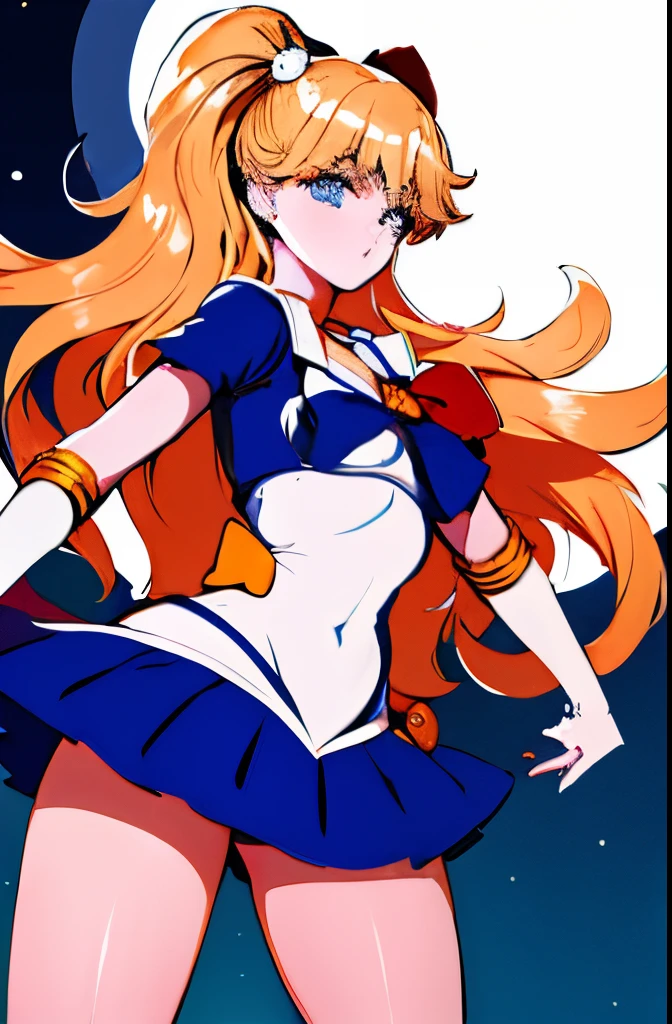 (8k, RAW photo, best quality, masterpiece:1.2), (ultra highres:1.0), detailed illustration, detailed, (realistic, photo-realistic:1.37), detailed beautiful skin, sailor moon, (1 girl: 1.2),(full body:1.2),(hand of Guido Daniele:1.2), slim body, cute, happy, long hair, long leg, cleavage,blue skirt,red bow,blue eyes,blond hair,twin tails,hair bun,hair ornament,blue sailor collar, red choker, red boots, high heels, sailor senshi uniform, white gloves,tiara,elbow gloves,pleated skirt,knee boots blue sky, beautiful sky, (scenery), lake, falling petals, falling leaves, cowboy shot, lying on the pier, (after sex:1.2), (torn clothes:1.2)