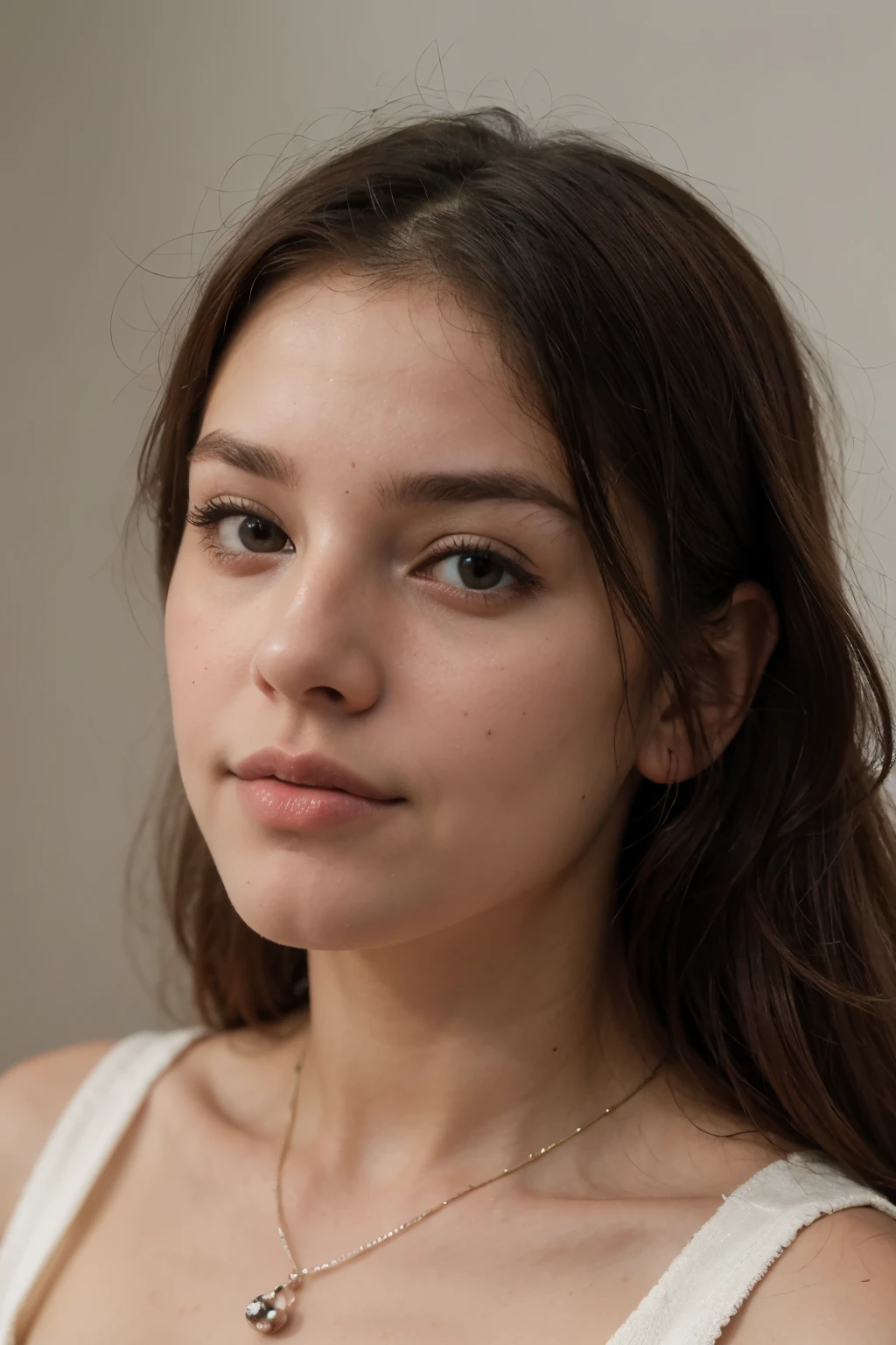 (aesthetic portrait,artistic,photography:1.1),(best quality,highres),(ultra-detailed,extremely detailed face:1.1),(natural lighting,warm tones),(soft and gentle atmosphere),(subtle background,blurred background) skin blemishes, skin wrinkles,25 years old,masterpiece,realistic skin texture,fine facial wrinkles,very beautiful Latin woman,long wavy hairs