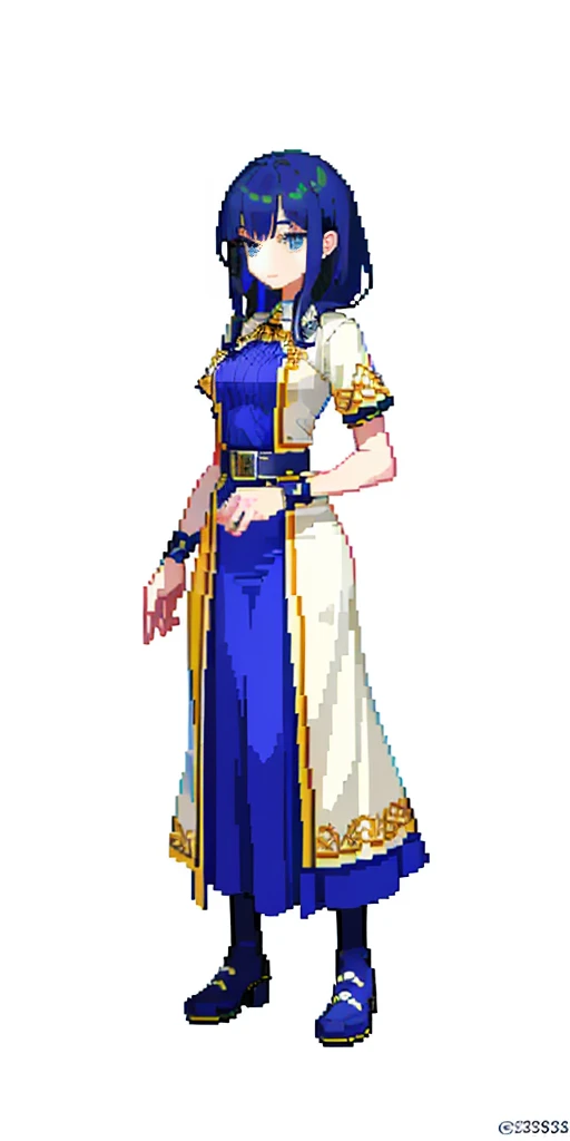 (masterpiece, top quality, best quality), pixel,pixel art,1girl,full body