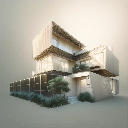 a drawing of a house with a lot of windows and a fence, architectural sketch, architectural concepts, architectural concept, architecture drawing, architecture design, architecture concept, in style of simplified realism, extreme three point perspective, modern architecture, mc escher style architecture, architectural design, three point perspective, concept drawing, 2 point perspective, architectural illustration, two point perspective