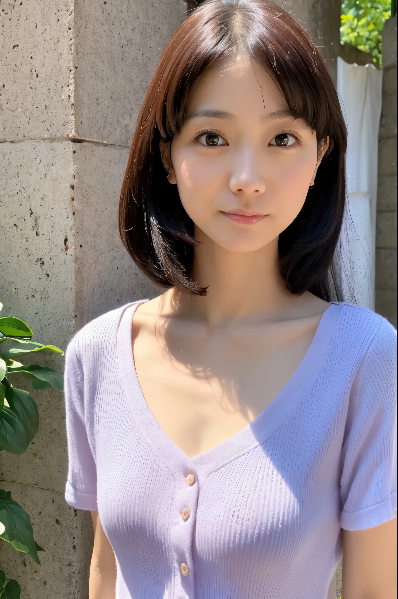 (High reality photograph, high resolusion, detailed face, detailed eyes) Skinny Japanese lady, 40 years old, various face expression, solo:1, skinny figure, small breasts, very thin waist, various hair style, various photo angle, casual clothes, full-body photo