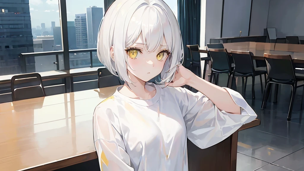 white shirt、plain white shirt
