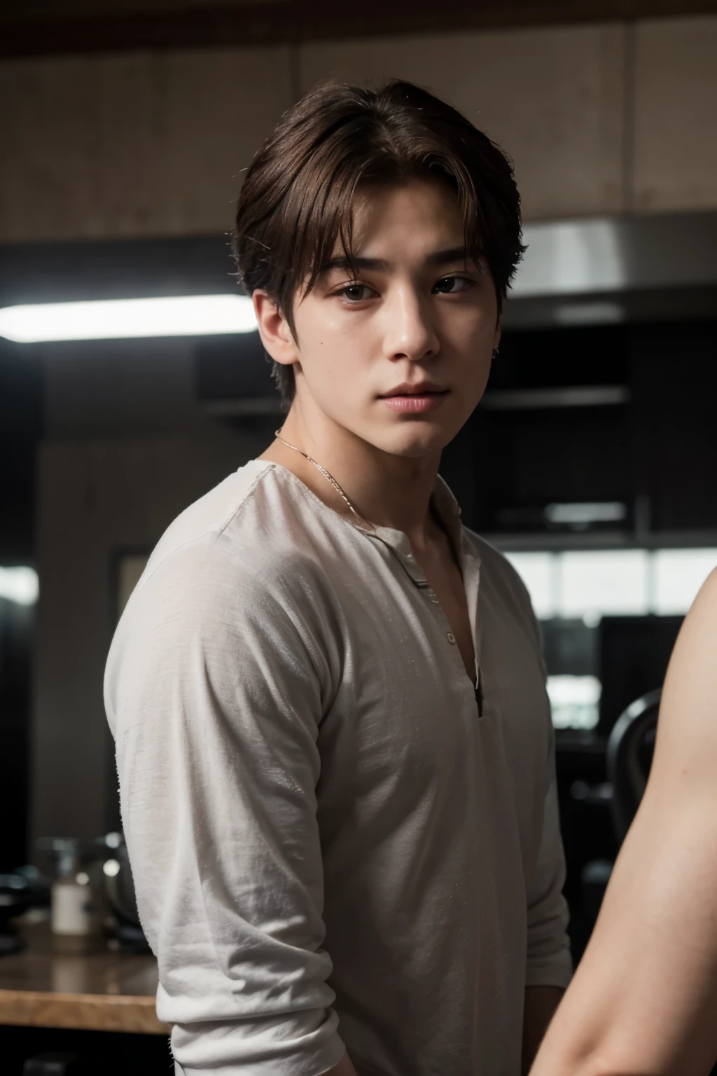 Jungkook do bts musculoso, qualidade 4k, realista