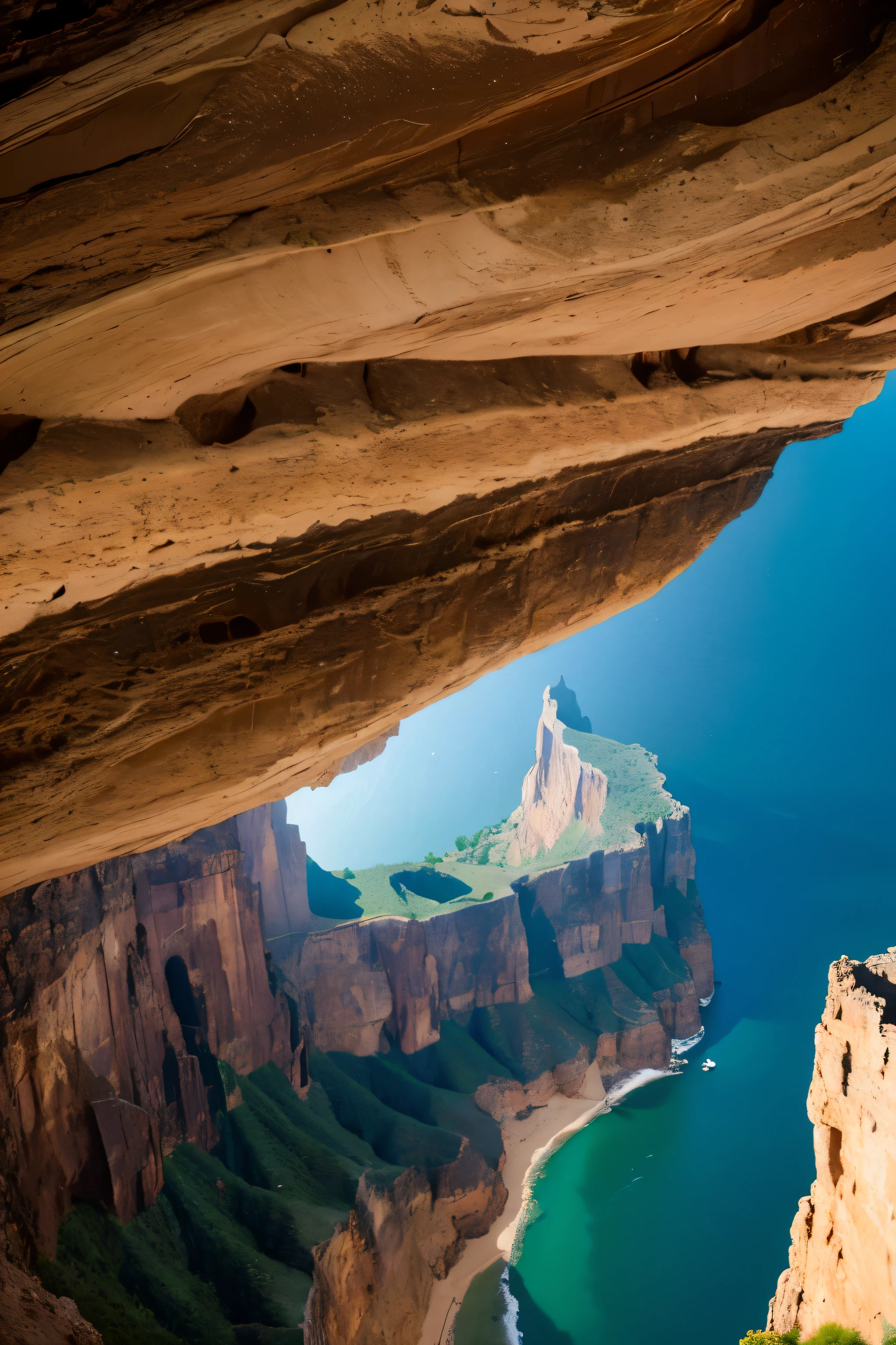 The theme is nature'Stunning cliffs and canyons. These natural landscapes are known as masterpieces for their extraordinary beauty and stunning features. They consist of towering cliffs and deep canyons,Create a spectacular visual experience for those who witness it. These natural wonders showcase the power and diversity of our planet scenes.