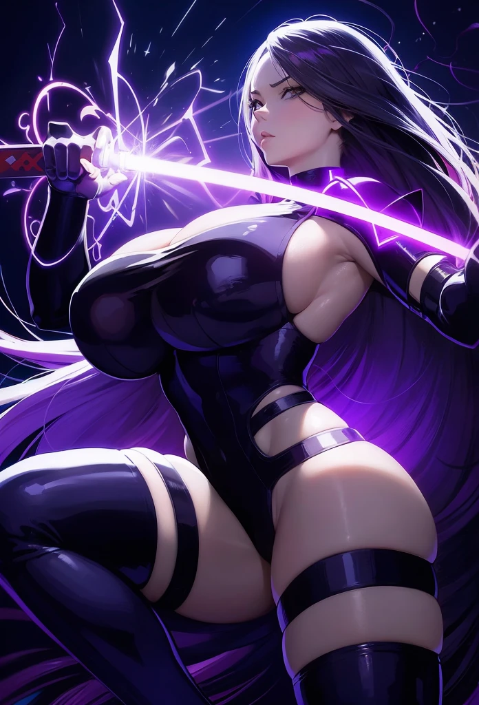 chica anime con una espada y una luz violeta, psylocke, Badass Anime 8K, Oppai cyberpunk, Ilya Kuvshinov. 4 mil, Artgerm extremadamente detallado, seductora chica de anime, Mejor fondo de pantalla de Anime 4K Konachan, anime style 4 mil, Personaje del videojuego Katana Zero, Arte de anime digital avanzado, Pose ruda, Arte detallado del anime digital