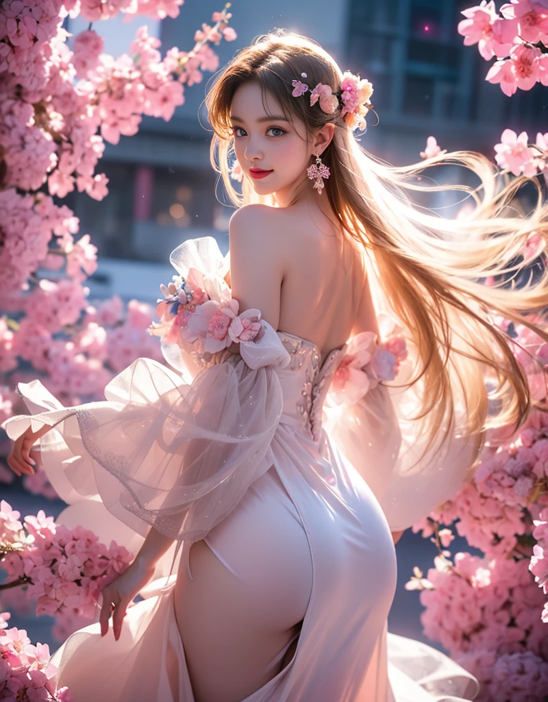 tmasterpiece,Highest image quality,super detailing,Best quality ,Extremely Delicately Beautiful, Very meticulous,Best quality, offcial art, extremely detaild的 CG unified 8k wallpapers, portrait photo of an, The most beautiful look,blond hair blue eyes,Radiant skin and radiant eyes, pretty skin,(Detailed lighting:1.2), (Beautiful and detailed light:1.3), deep understanding, beautiful nude color, iintricate, digitial painting, smooth private parts, Focus sharp, The end of the world, Epic reality, (HighDynamicRange:1.4),(pastel colour:1.4), Beautiful big breasts,The end of the world的, giving up, com cores neutras, natta, Screen space refraction, (Complicated details, ultra - detailed:1.3), art stations, Cinema lenses, vignet, the complex background, buliding,Enchanted smile,face flushed,the shy,detailed back ground,(Dream catcher earrings in various colorlack in color,white colors,in pink,purpleish color,red colour,blue colors,orange colors,green color,cyan colors,),sexy and sultry,(The kinky is exposed,Camel toes,Combed through the dark and thick hair,),The sexiest look,Peach Milk Tea Smooth Velvet Versailles Dress,semi transparent,Ultrathin,