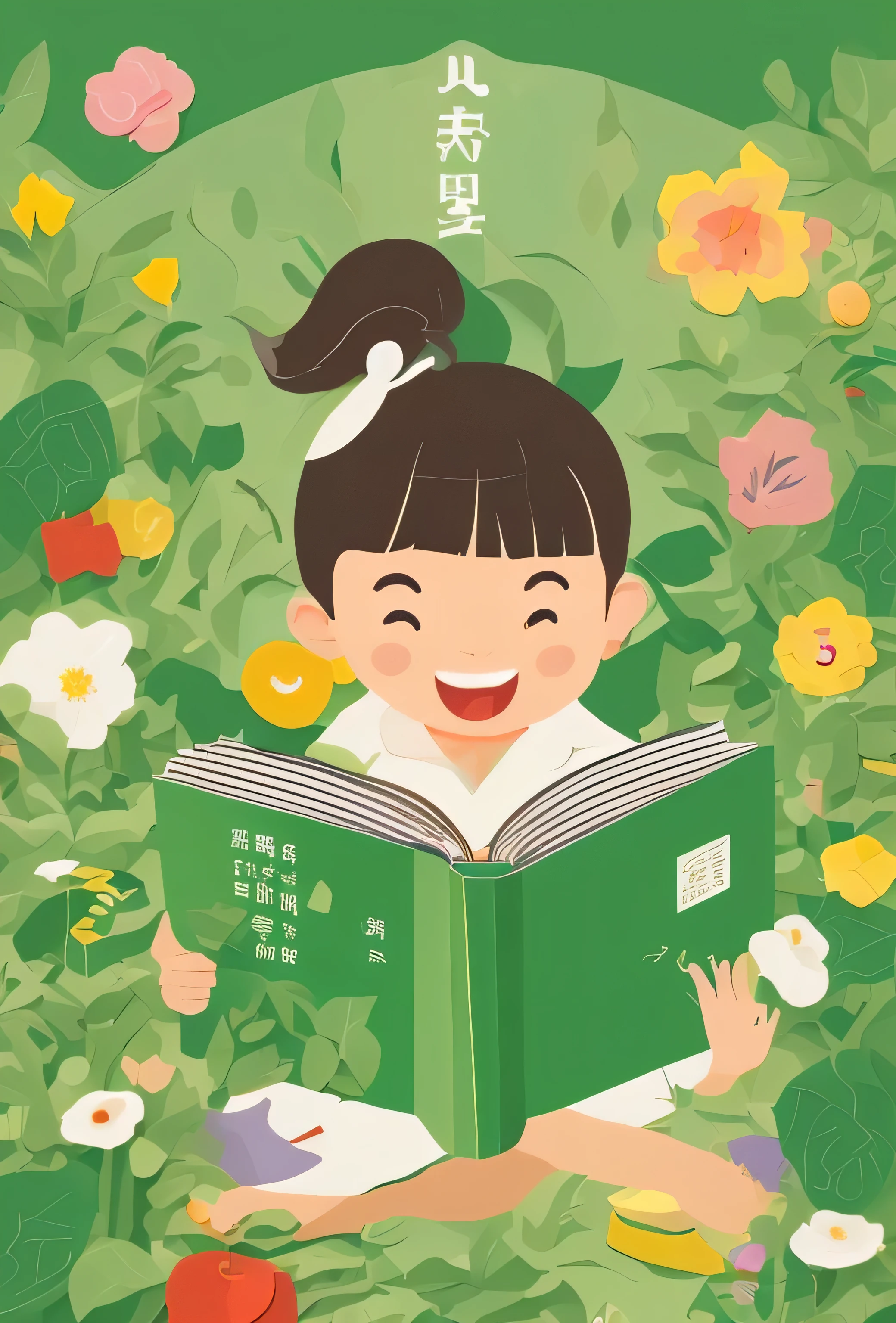 The overall tone of the poster is mainly fresh green，Present an atmosphere of healthy growth。In the center of the poster，I designed a large green bookmark pattern，Symbolizes blocking and filtering harmful information。
Bookmark depicts a happy child，with smile，body fitness，Represents healthy growth。在tas后面，put on label &cite;Nursing helps healthy growth，slogan &cite;Reject harmful information&cite;。slogan is presented in an elegant font，Raise people's attention。
Poster perimeter，depicts a sealed television，tas&#39;Marked as harmful，Emphasis on the need to spread harmful information。Some health icons are also depicted，apples, por exemplo，Sports equipment，blossoms, ETC，Reflect the importance of healthy growth。
anyway，At the bottom of the poster，添加了细节和slogan，Such as activity time、A place for healthy growth and a call to action。