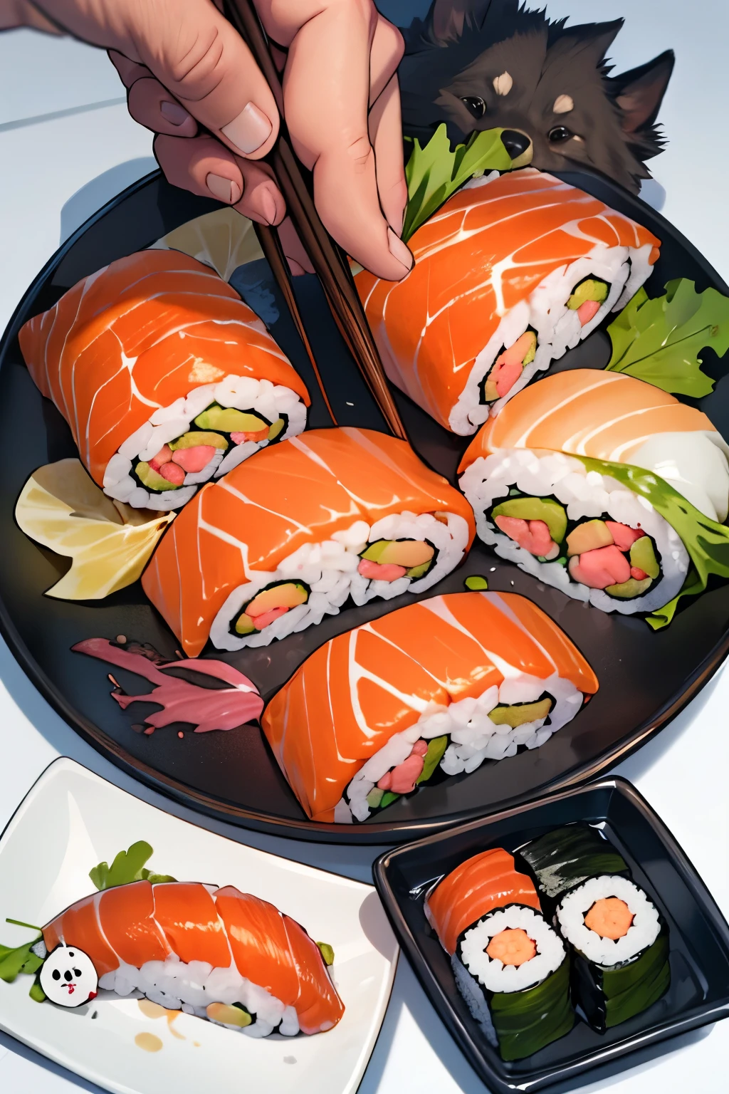sushi、Dog shape