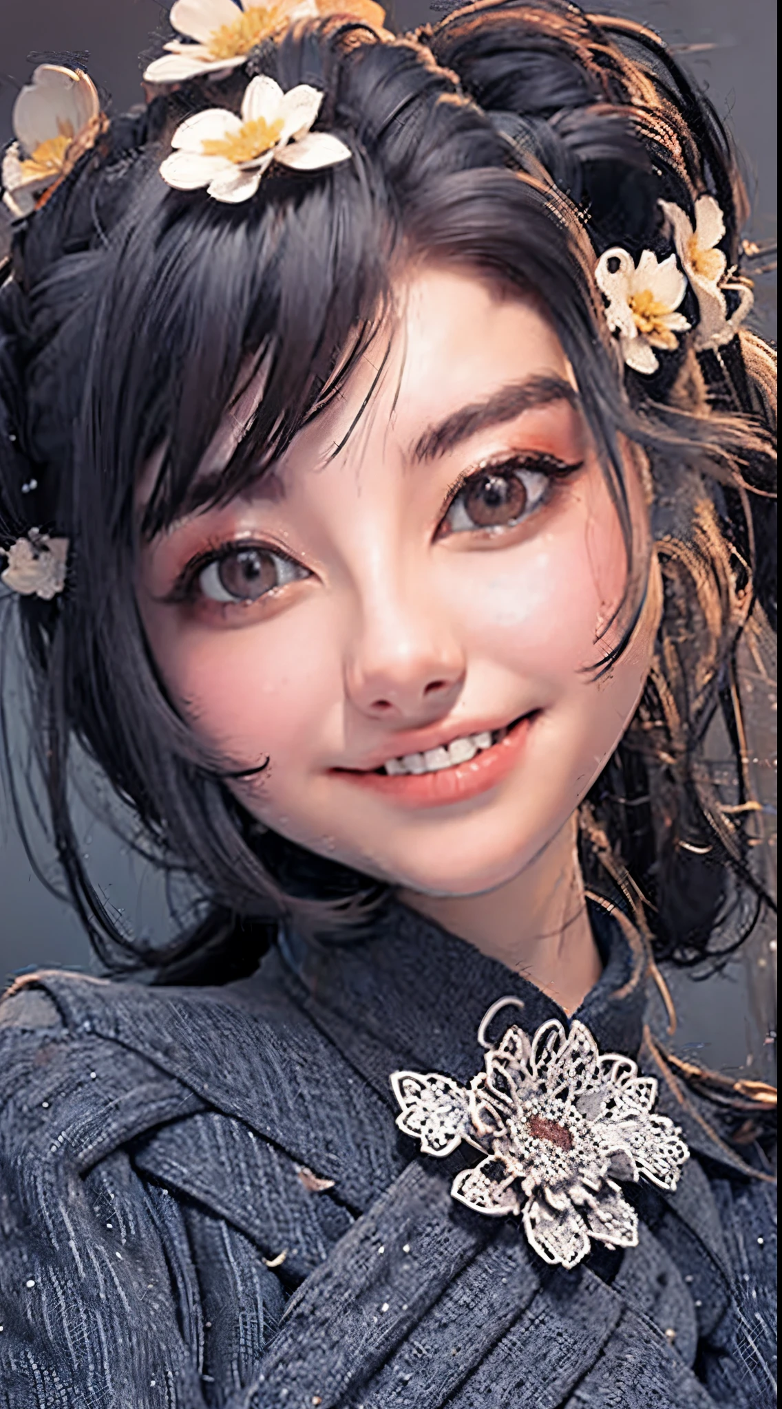 Shot from above、Monochrome tone、High Detail、Edge Detection、sharpness、High contrast、Highlight、A beautiful young girl、a small face、a small face、cleavage of the breast、Off-the-shoulder dresses、 dress、Rim Lights、Cinematic Light、ultra-wide-angle、