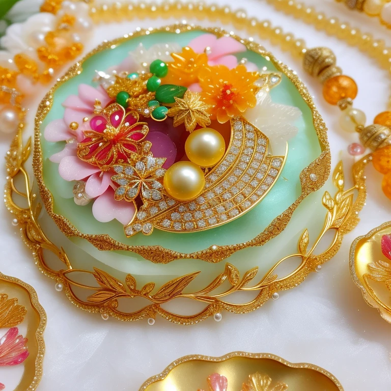 a gorgeous, a gorgeous, of a real, kinako, jewely, 满地都是昂贵奢华的装饰 夸张的首饰 jewely 海水沙滩