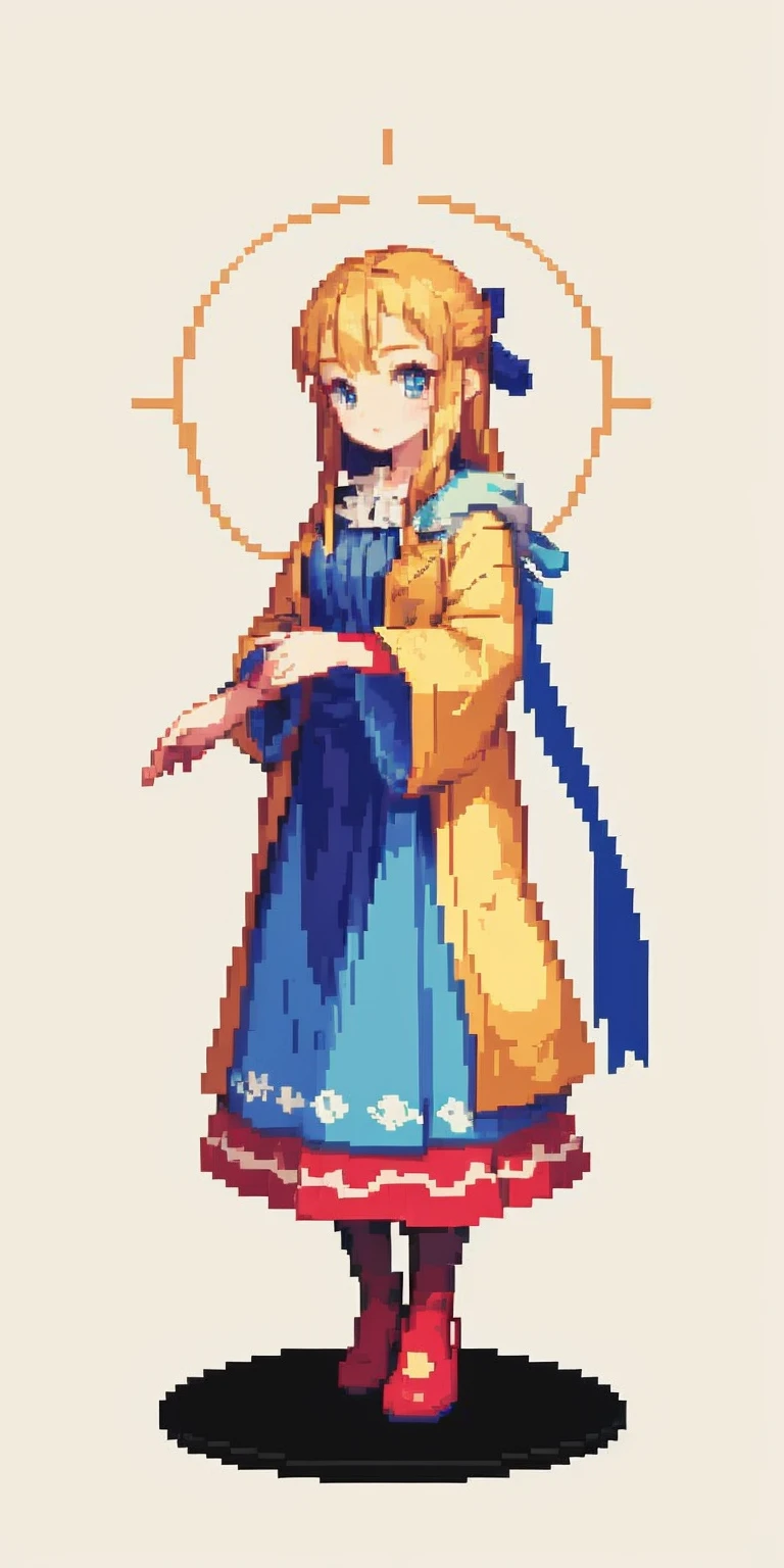 (masterpiece, top quality, best quality), pixel,pixel art,1girl,full body