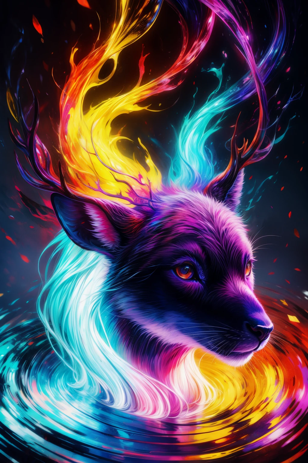 coil,Colorful colors,God's deer