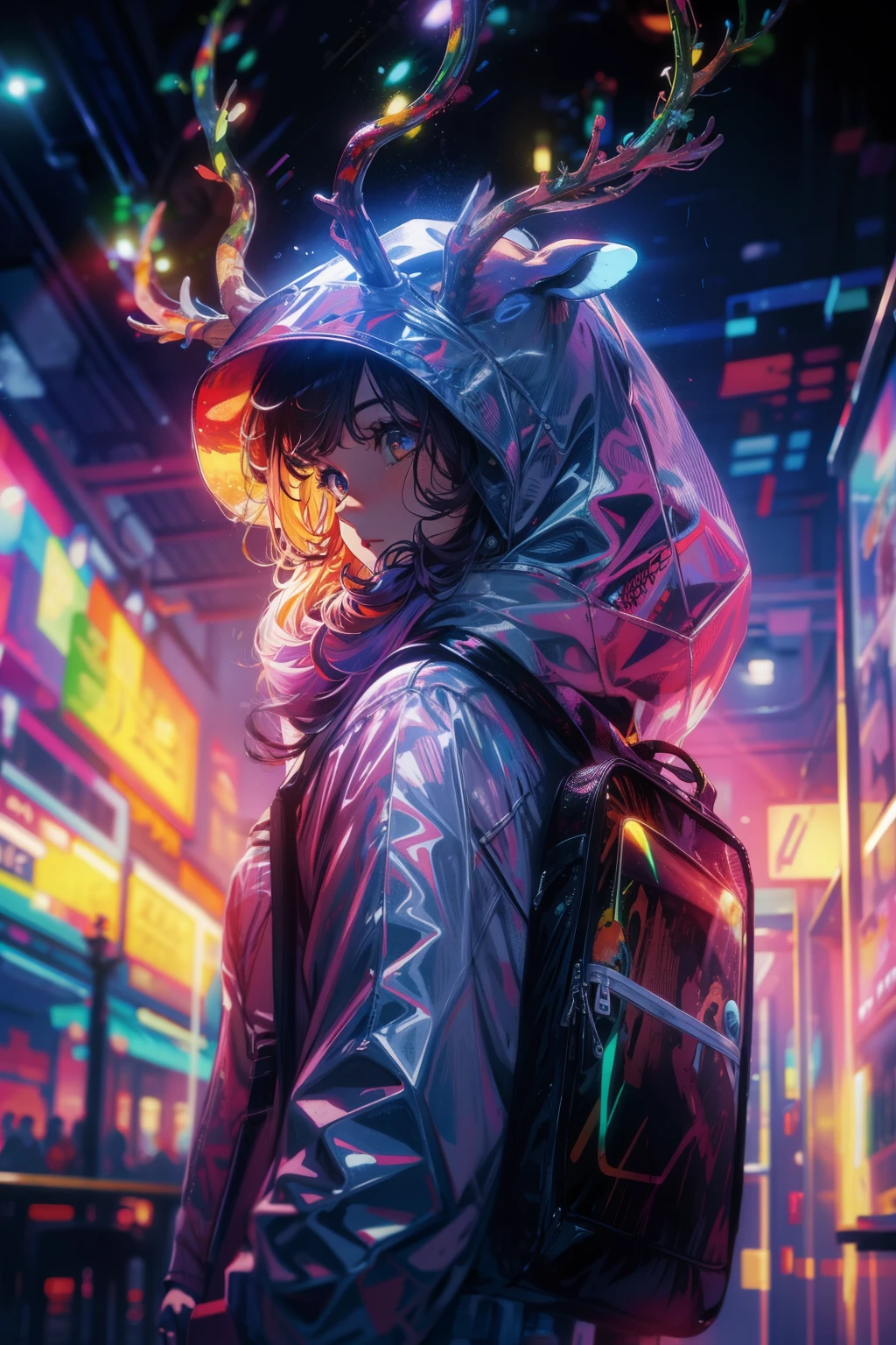 coil，Colorful colors，God's deer