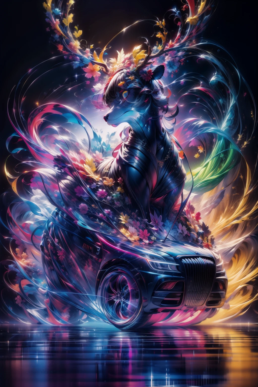 coil,Colorful colors,God's deer