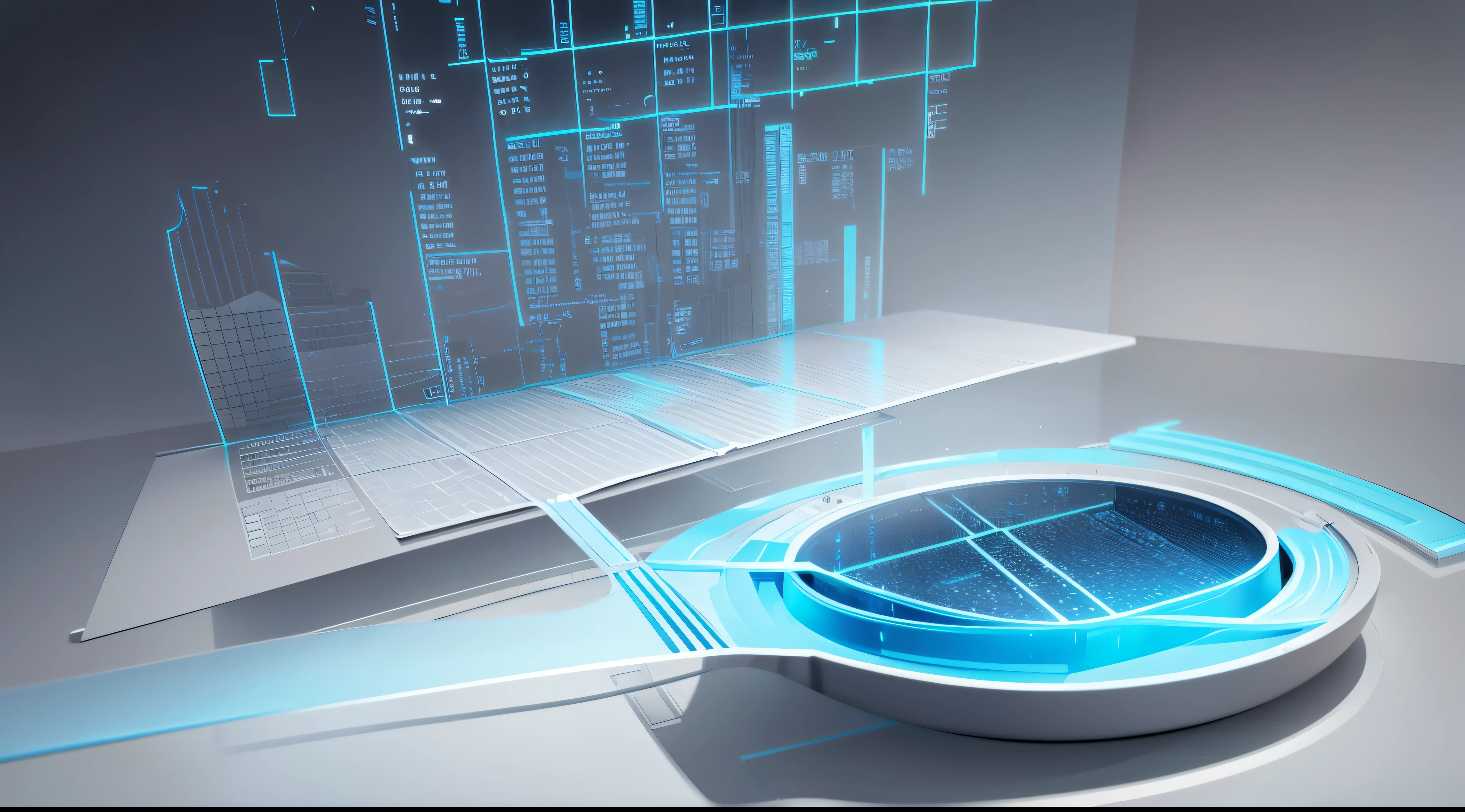Engaging 3D visualization featuring stunning graphs、glinting