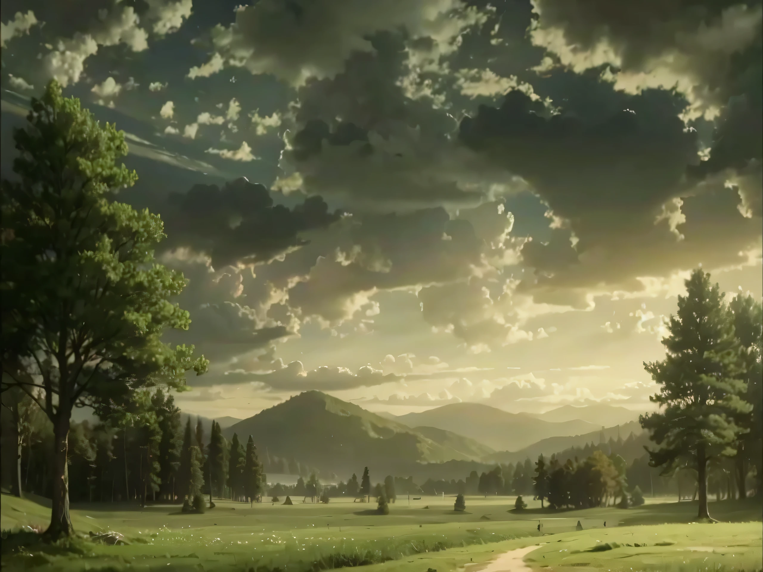 landscape, forest