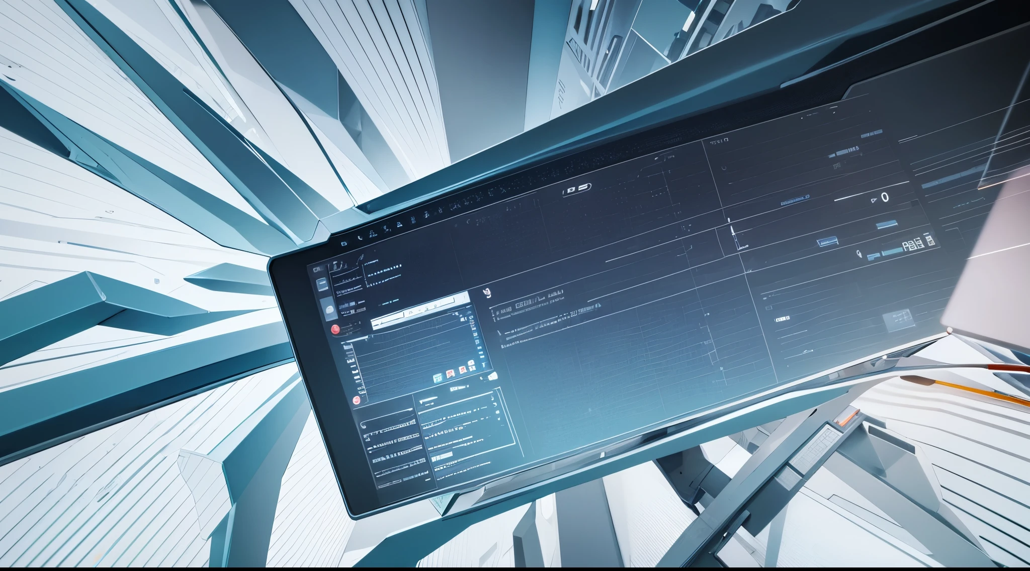 Engaging 3D visualization featuring stunning graphs、glinting