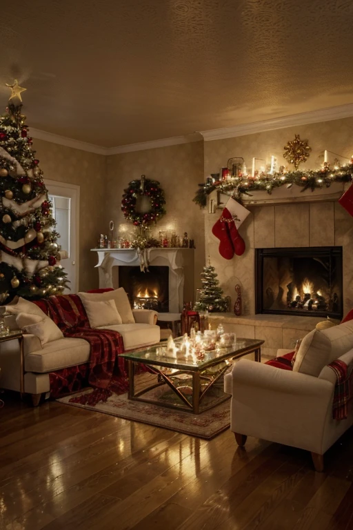 (best quality,highres,masterpiece:1.2),colorful,Christmas gift,golden wrapping paper,sparkling ribbons,big red bow,shimmering ornaments,magical glow,holiday spirit,joyful anticipation,surprise and delight,festive atmosphere,winter wonderland,shining lights,magical snowflakes,cheerful smiles,happy children,cuddly teddy bear,exquisite craftsmanship,enchanting decorations,lively celebration,warm fireplace,cozy living room,sweet treats,dancing sugar plums,merry melodies,delightful aroma,happiness and love,magical moments,wishes come true,peace and harmony,endless joy and laughter,memories to cherish,winter magic,sparkling starry night,family gathering,filled with blessings,celebrating togetherness,heartwarming moments full of love and happiness
