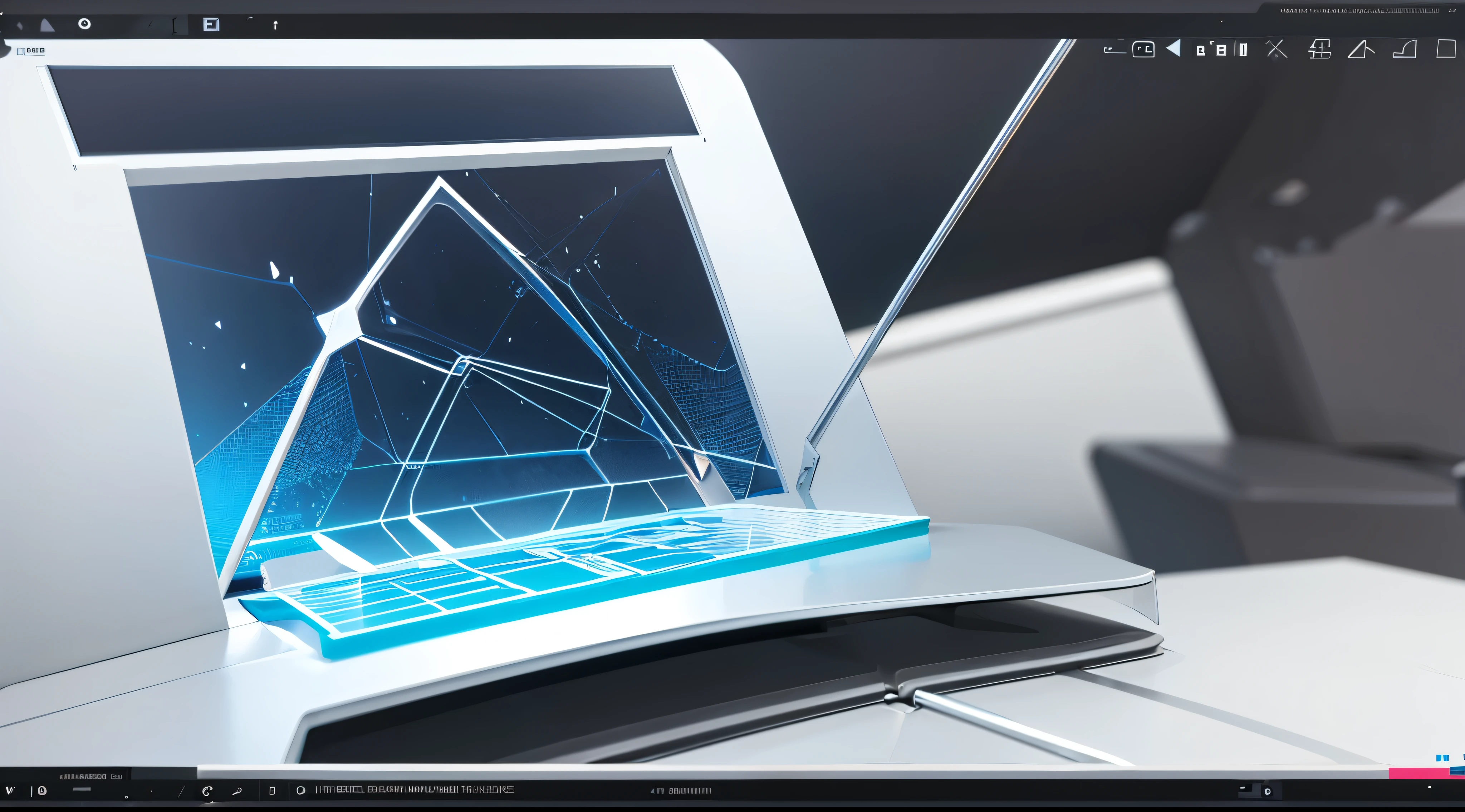Engaging 3D visualization featuring stunning graphs、glinting