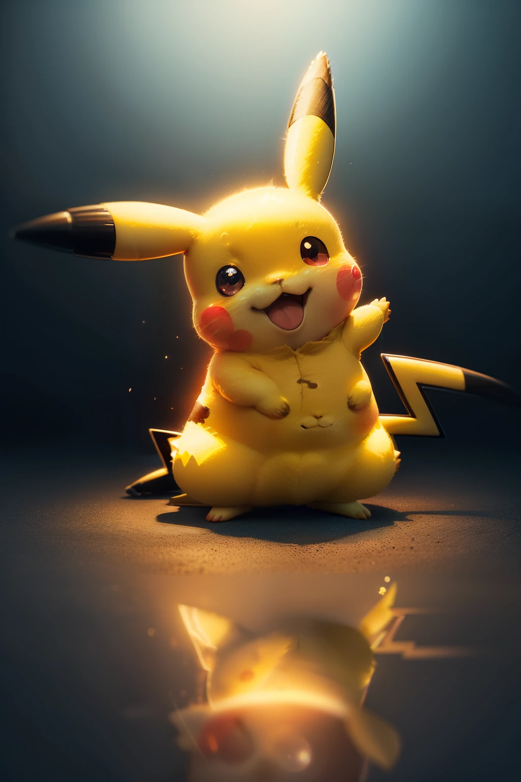 (Cute Pikachu),(Chinese illustration:1.3),( reasonable design, Clear lines,Best quality, Very detailed, Masterpiece, movie light effect, 4K )